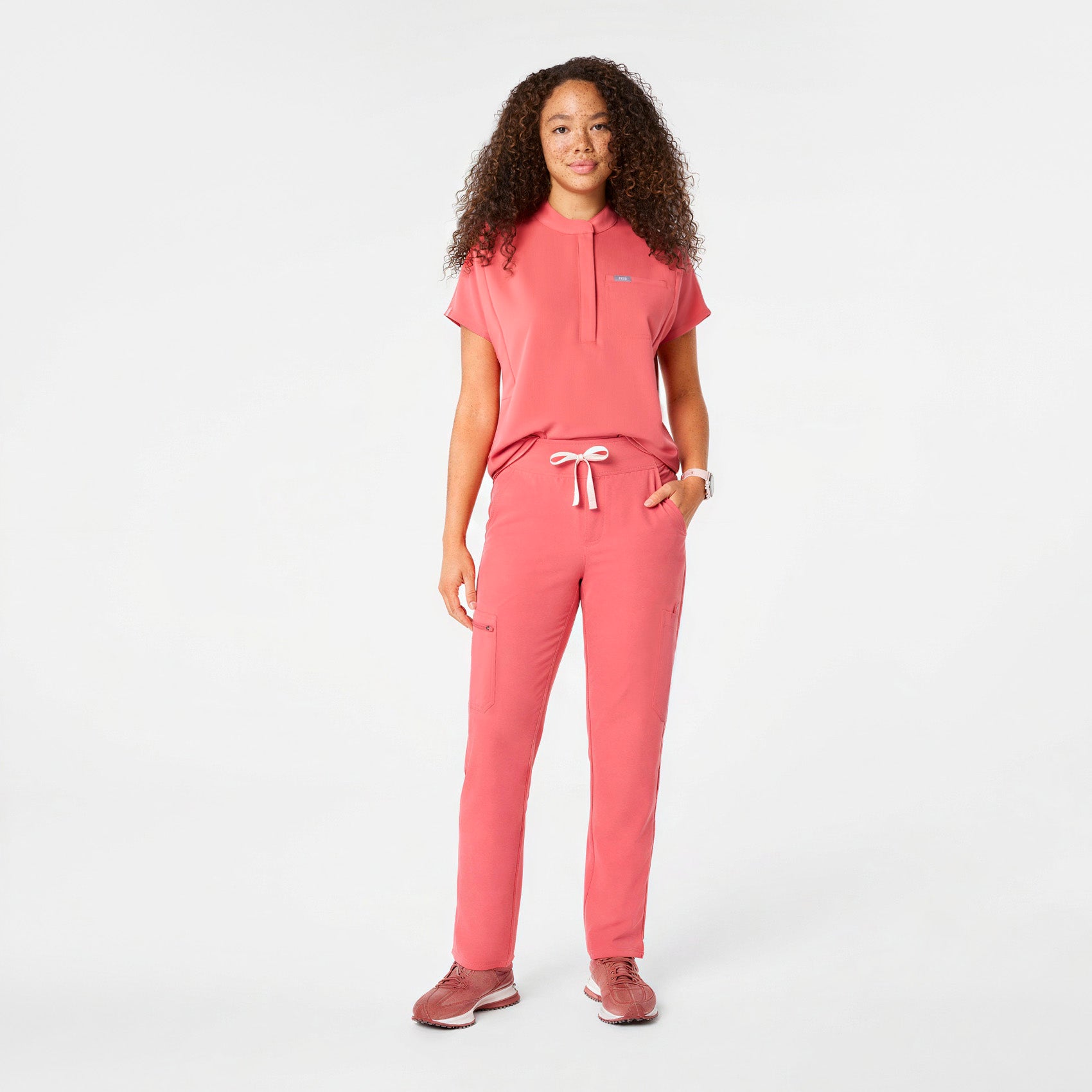 Montex Relaxed Scrub Top - Pulmonary Pink