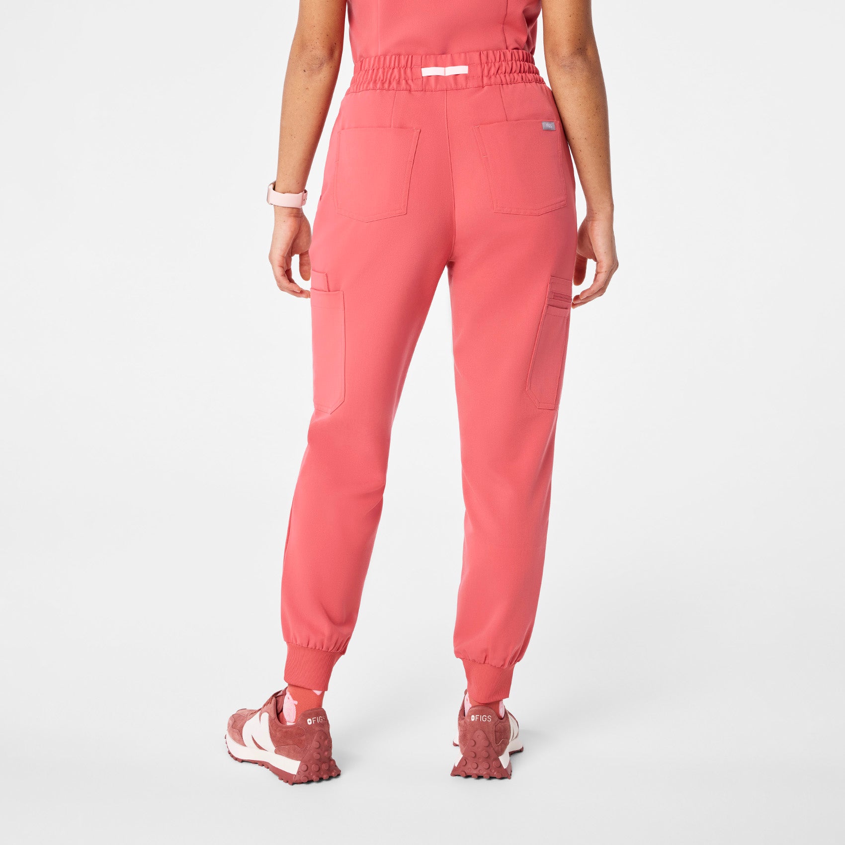Uman Jogger Scrub Pant - Pulmonary Pink