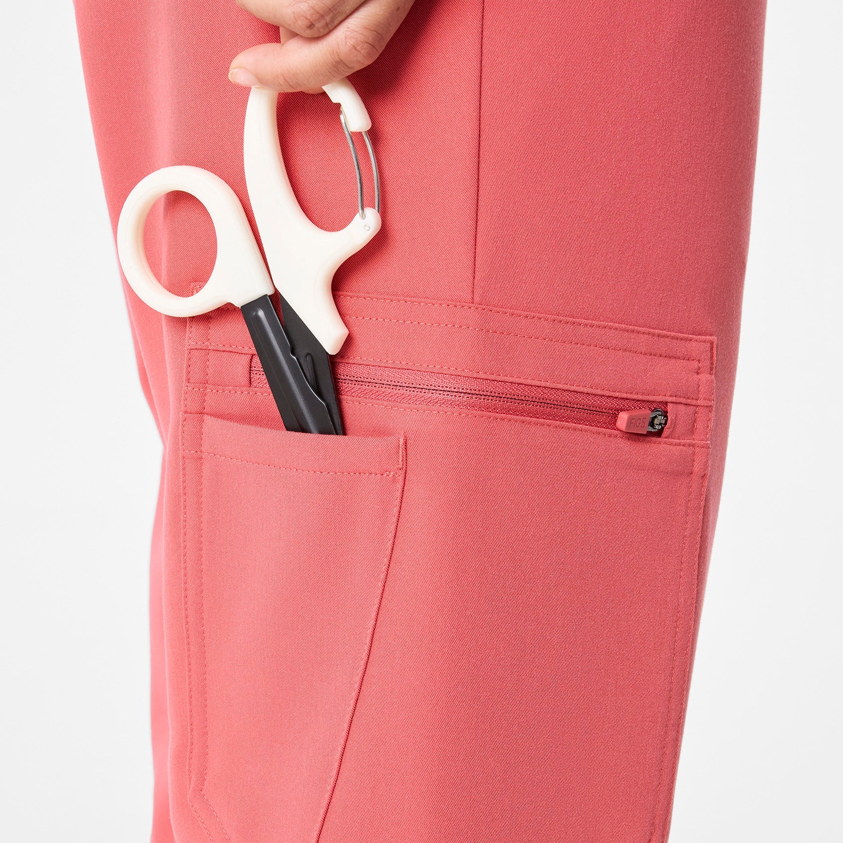 Uman Jogger Scrub Pant - Pulmonary Pink