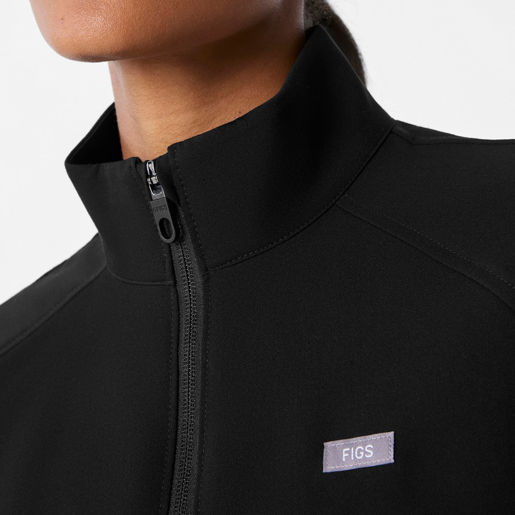 Sydney Scrub Jacket - Black