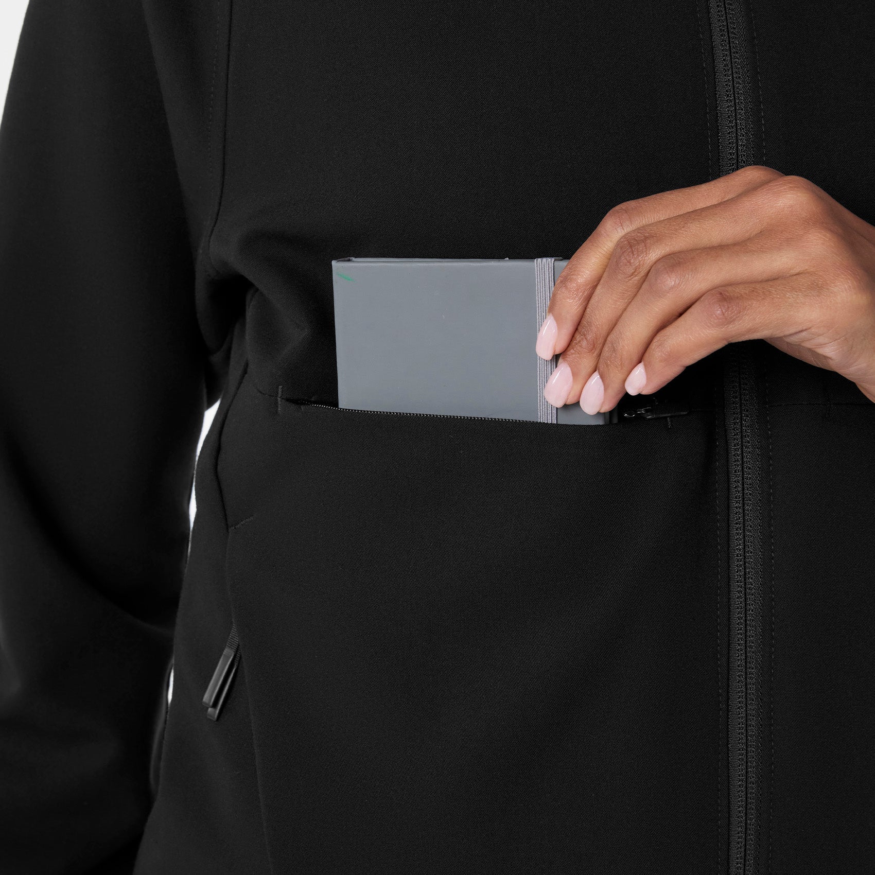 Sydney Scrub Jacket - Black