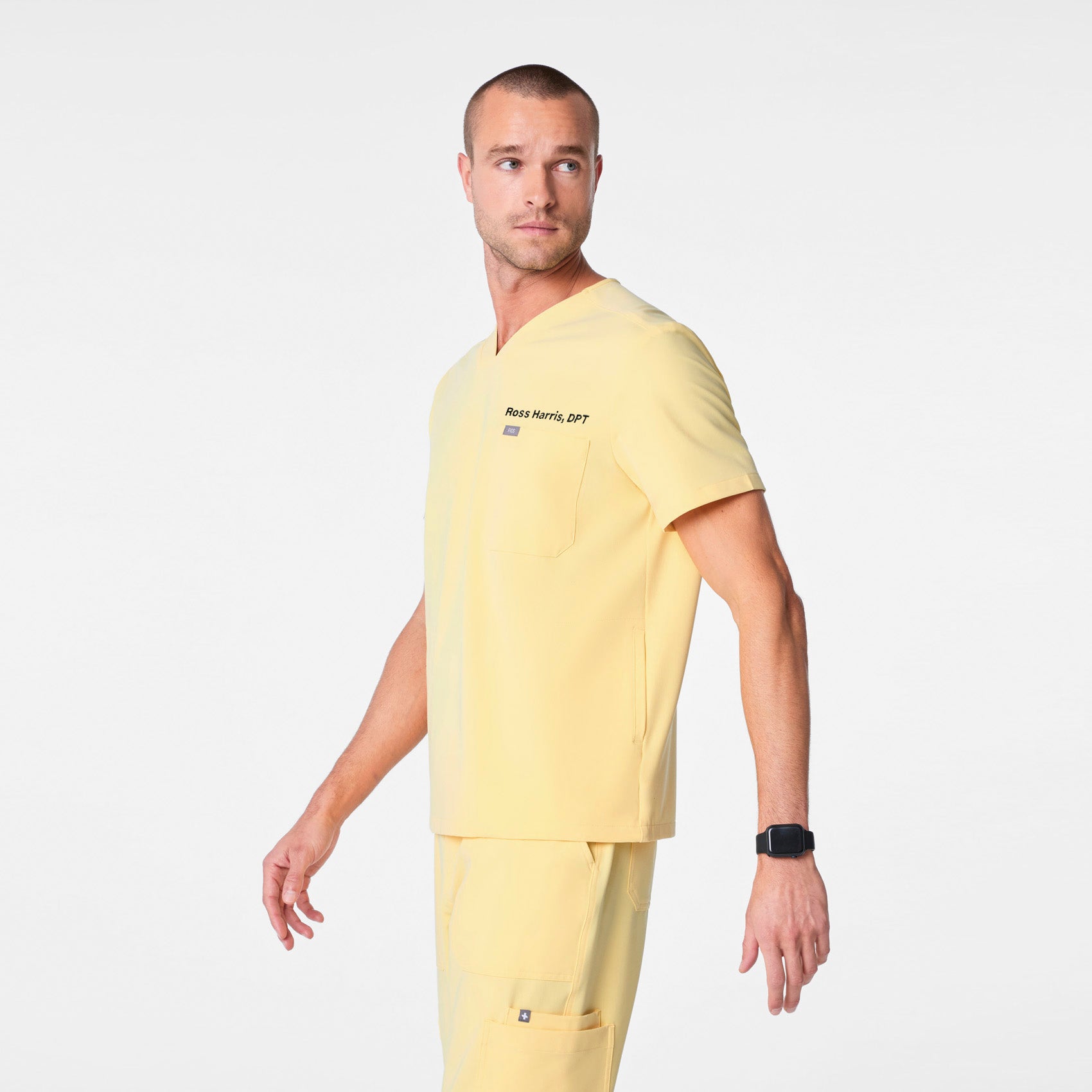 Chisec Scrub Top™ - Butter Yellow