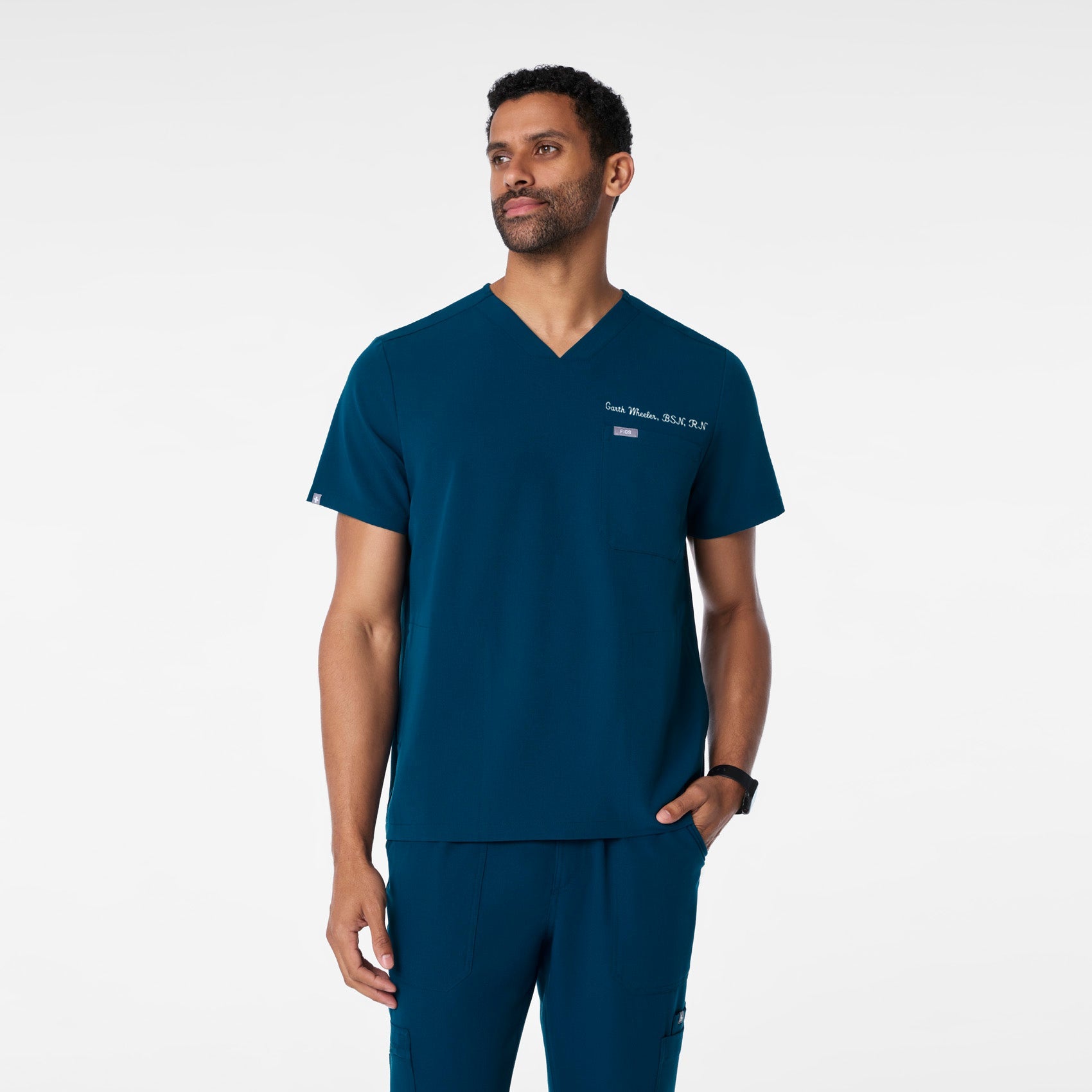 Chisec Scrub Top™ - Deep Reef