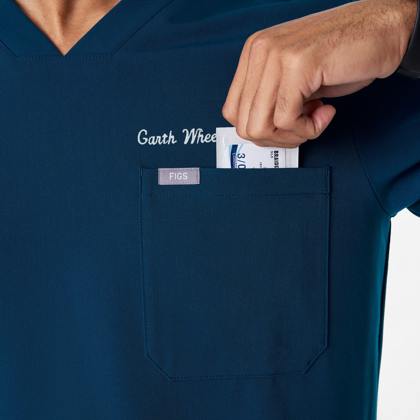 Chisec Scrub Top™ - Deep Reef