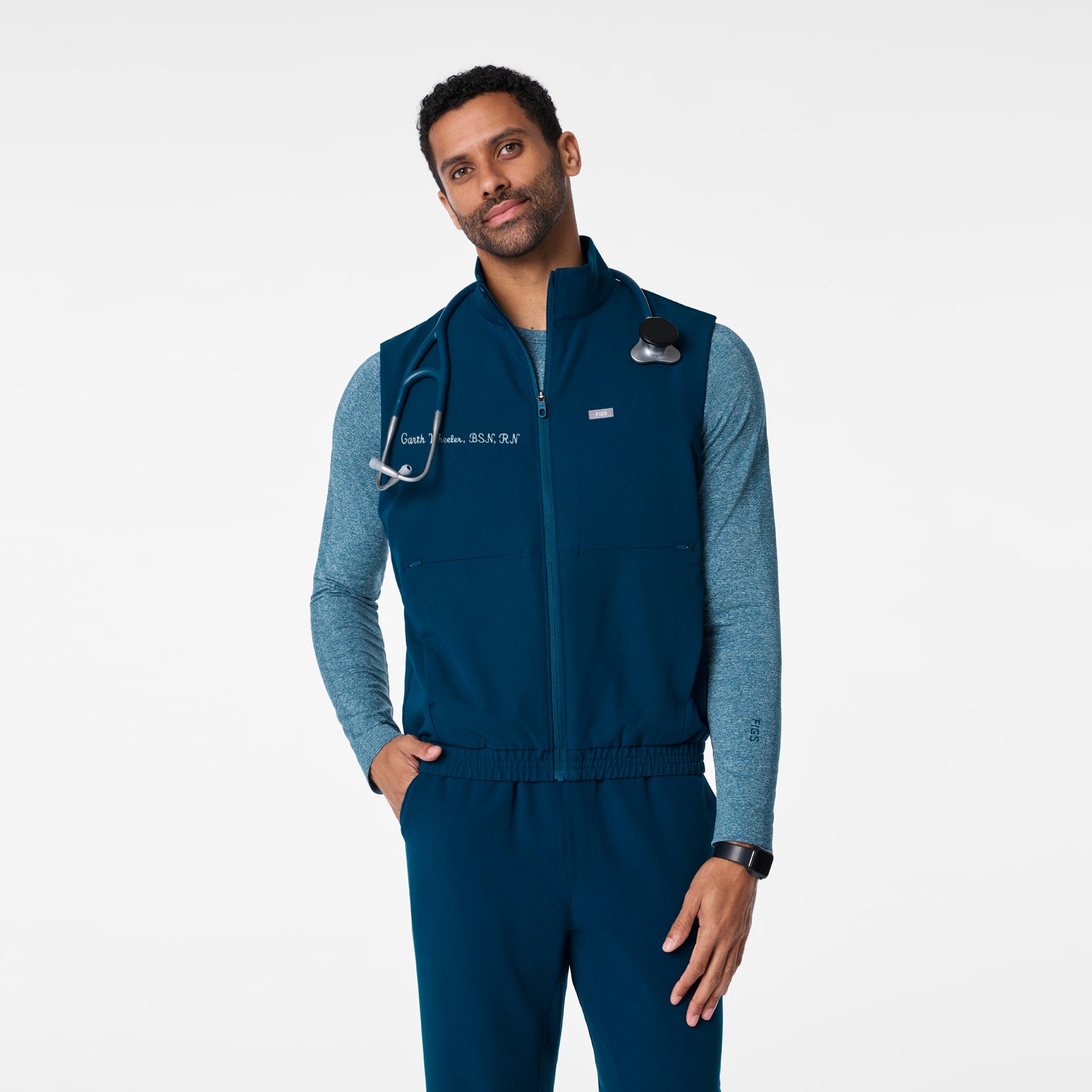 Cobaki Scrub Vest - Deep Reef