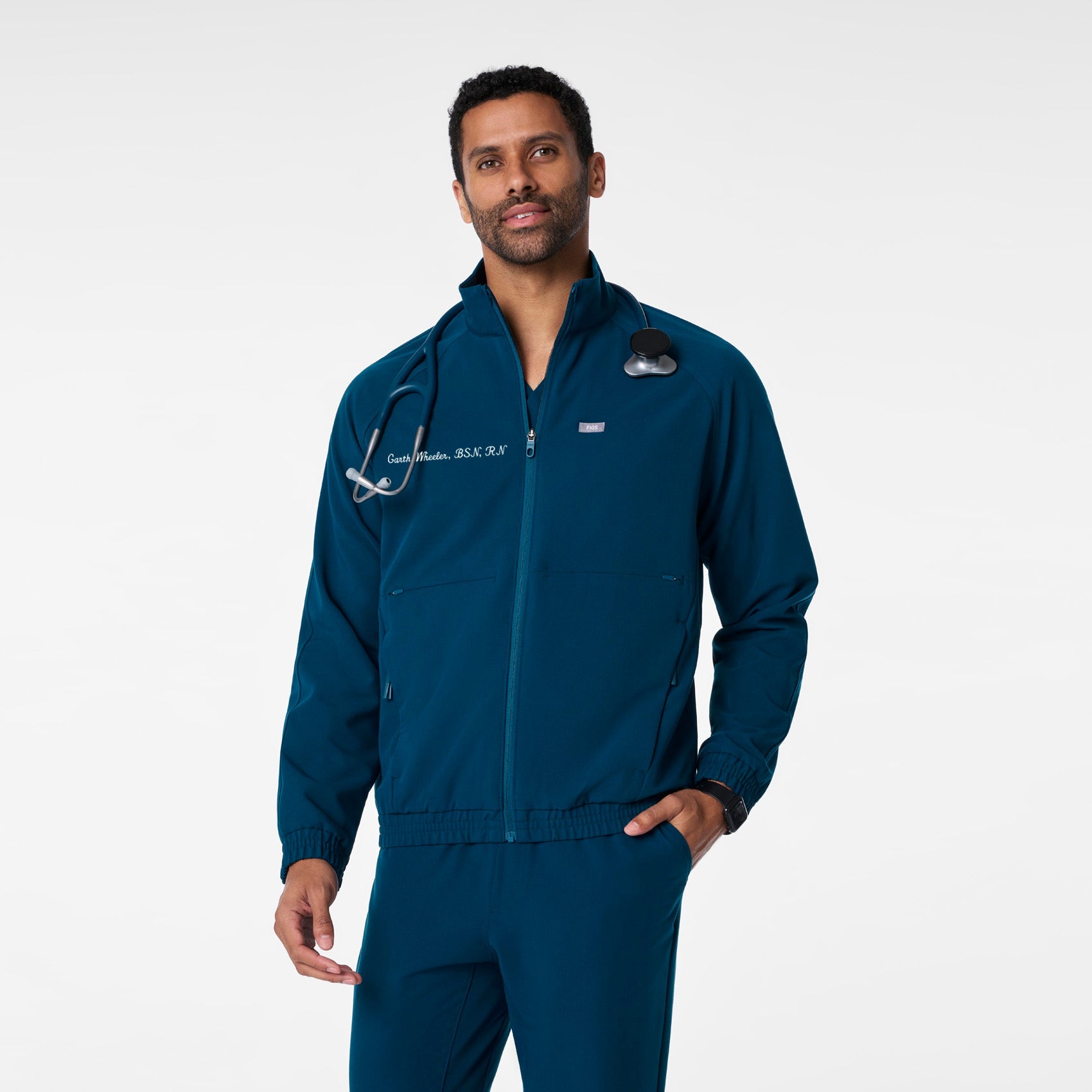 Cobaki Scrub Jacket - Deep Reef