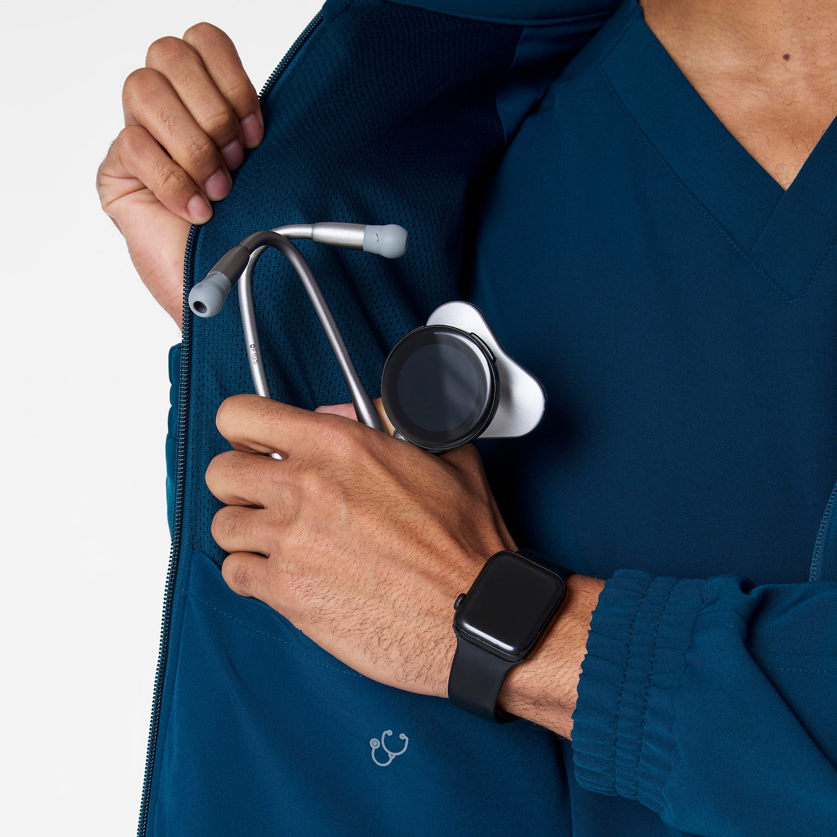 Cobaki Scrub Jacket - Deep Reef