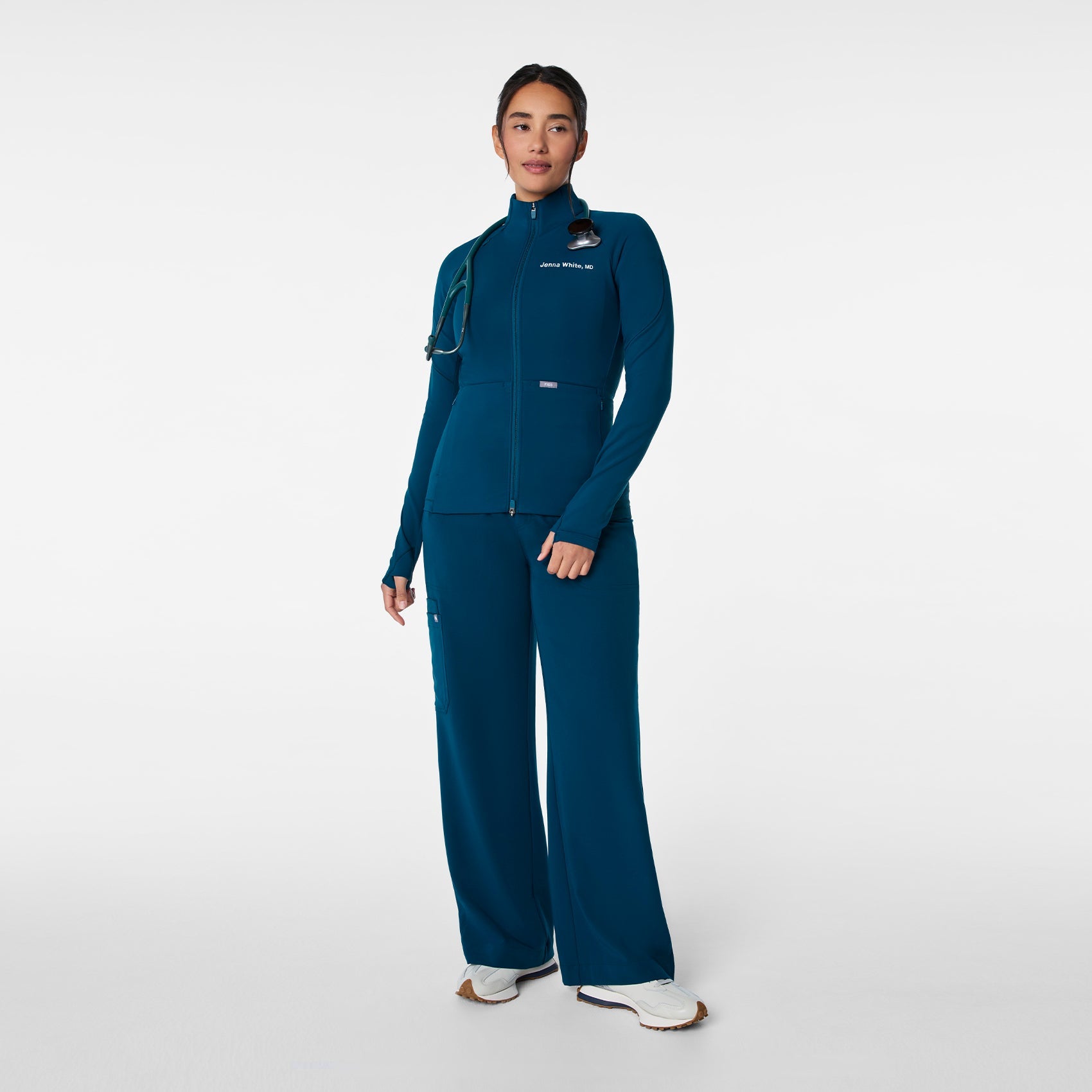 ContourKnit Scrub Jacket™ - Deep Reef