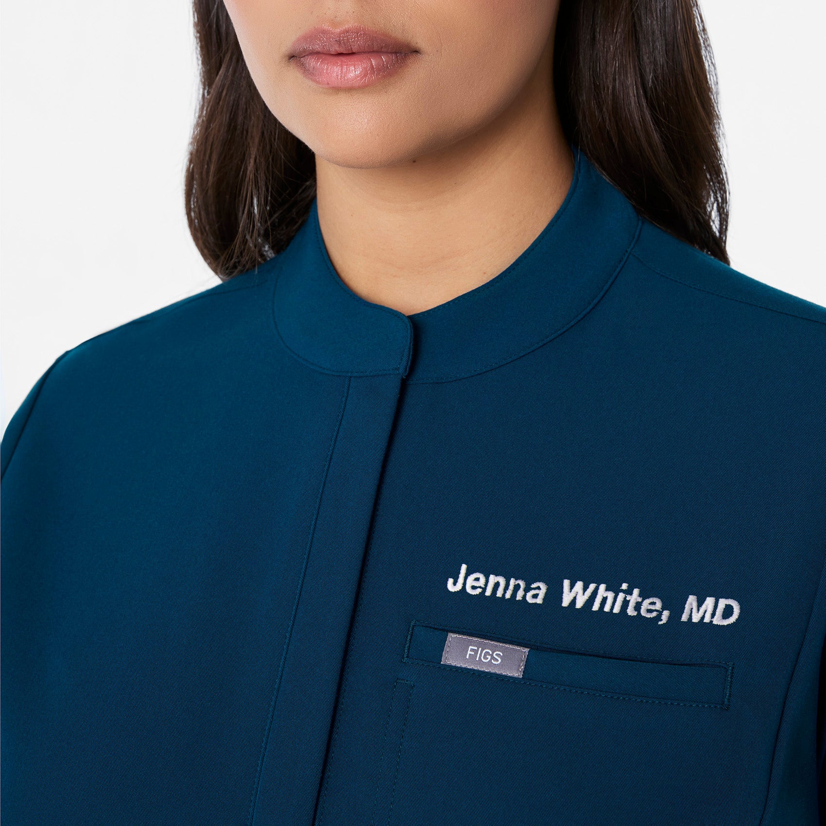 Montex Relaxed Scrub Top - Deep Reef