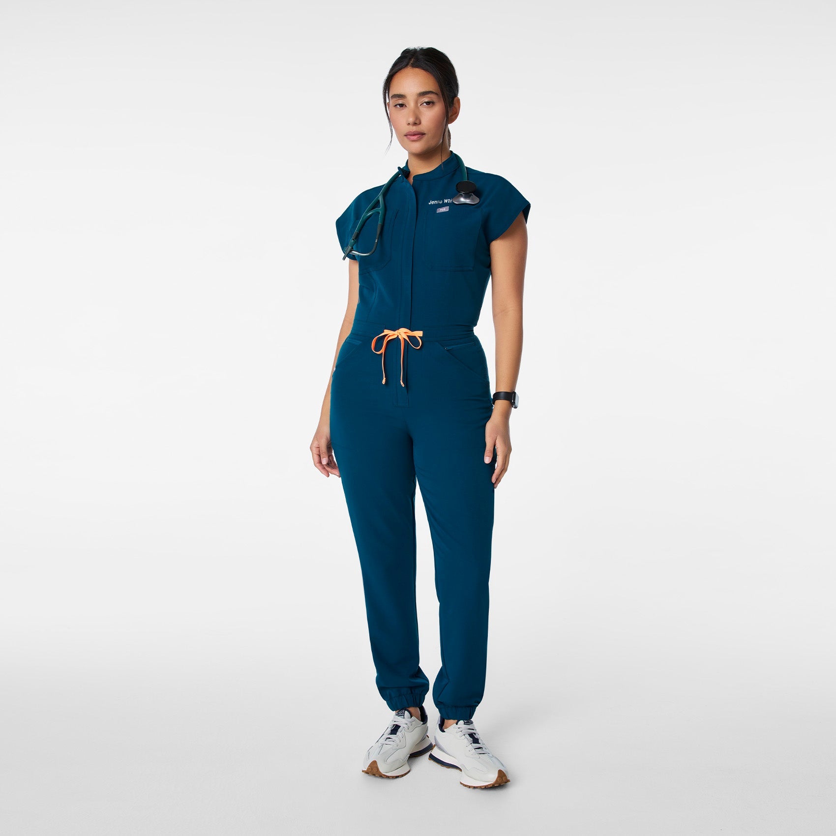 Rafaela Jogger ScrubJumpsuit™ - Deep Reef