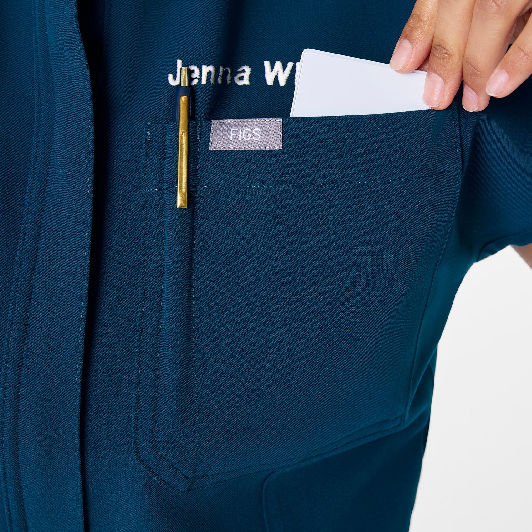 Rafaela Jogger ScrubJumpsuit™ - Deep Reef