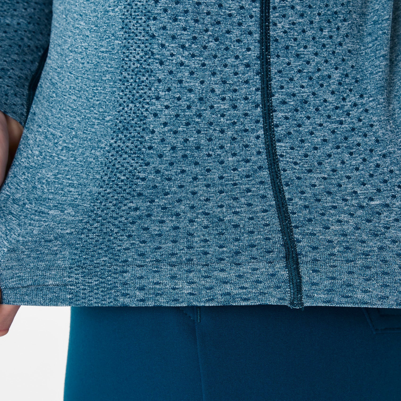Salta Seamless Long-Sleeve Underscrub - Deep Reef