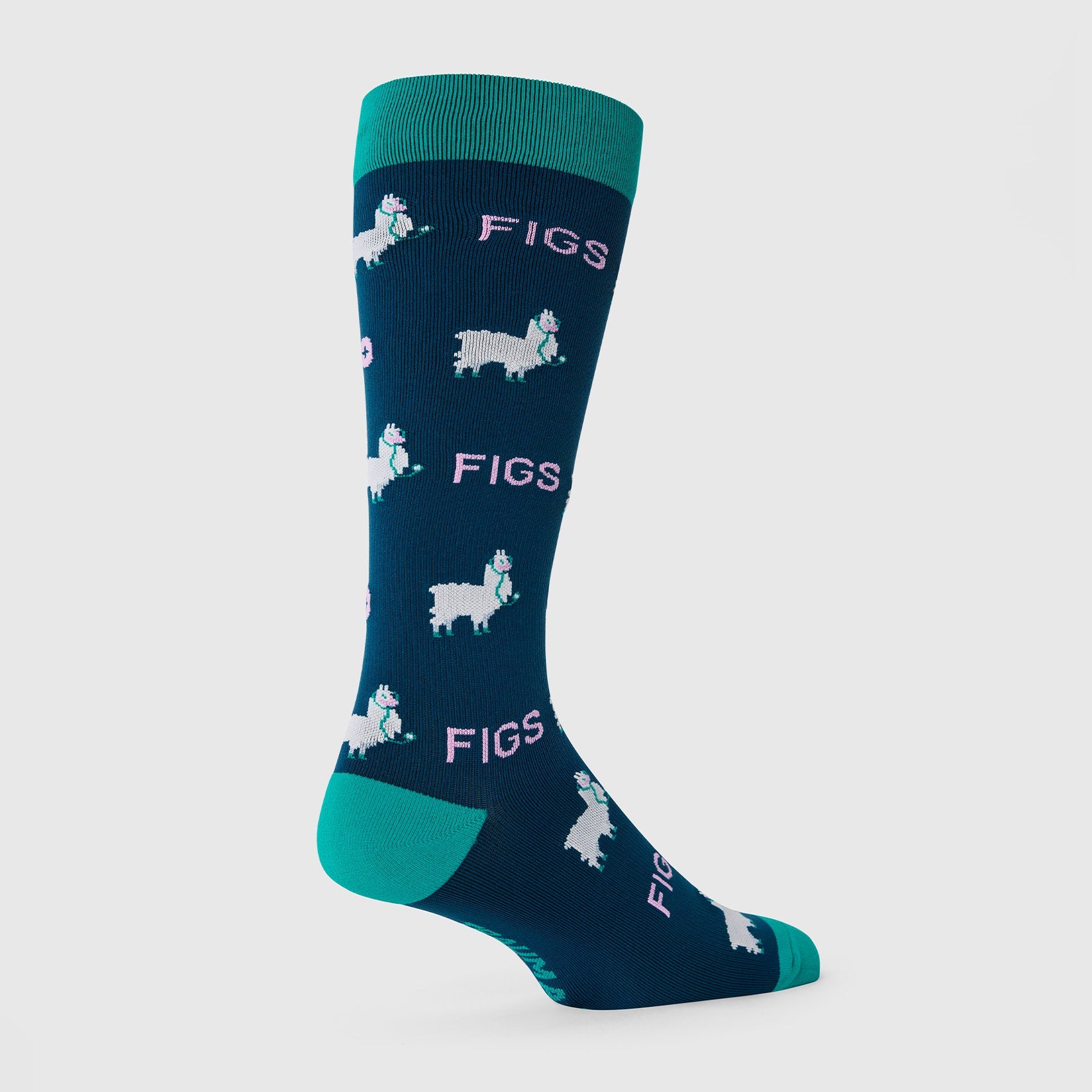 FIGS Compression Socks - Trauma Llama/Deep Reef