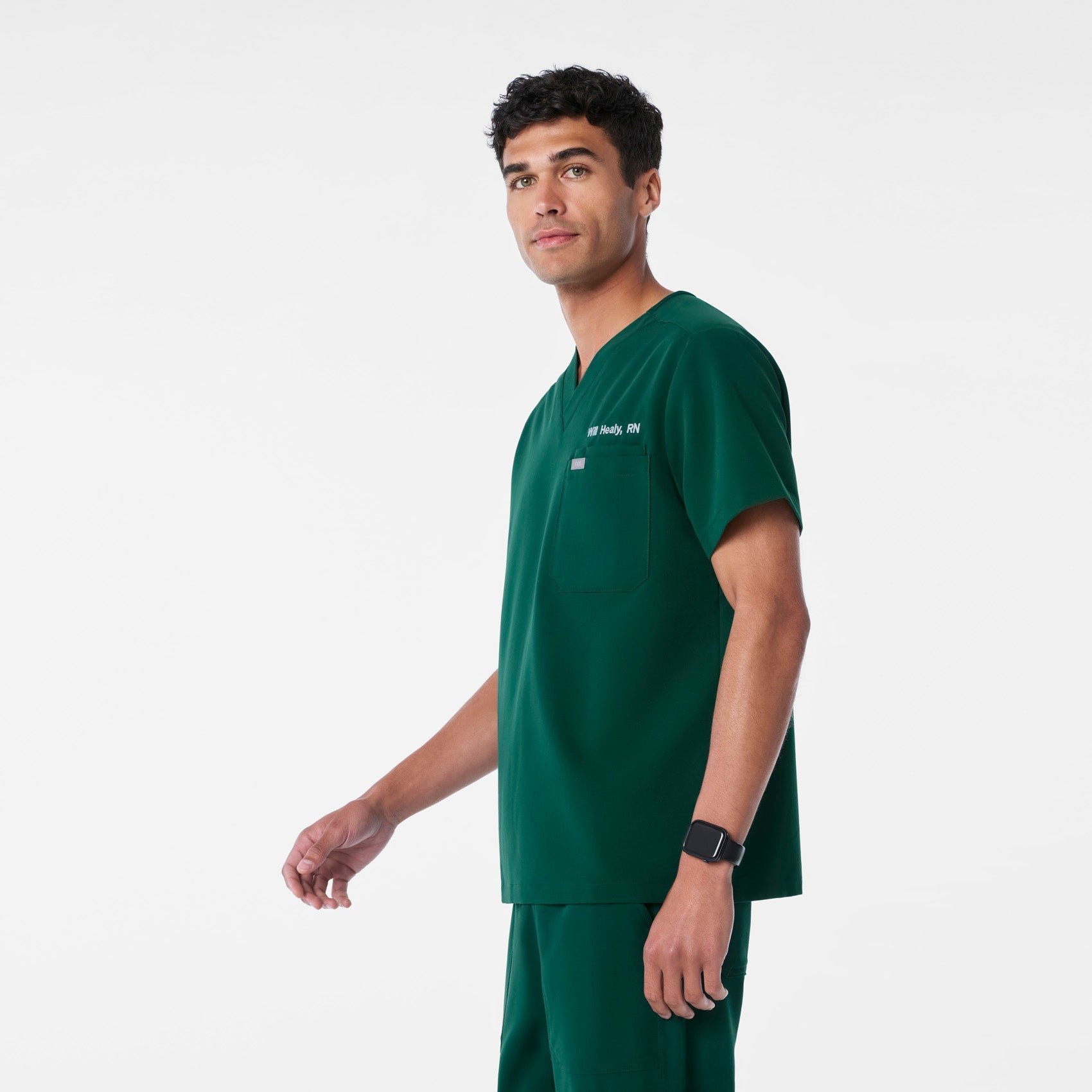Leon Scrub Top™ - Forest Green