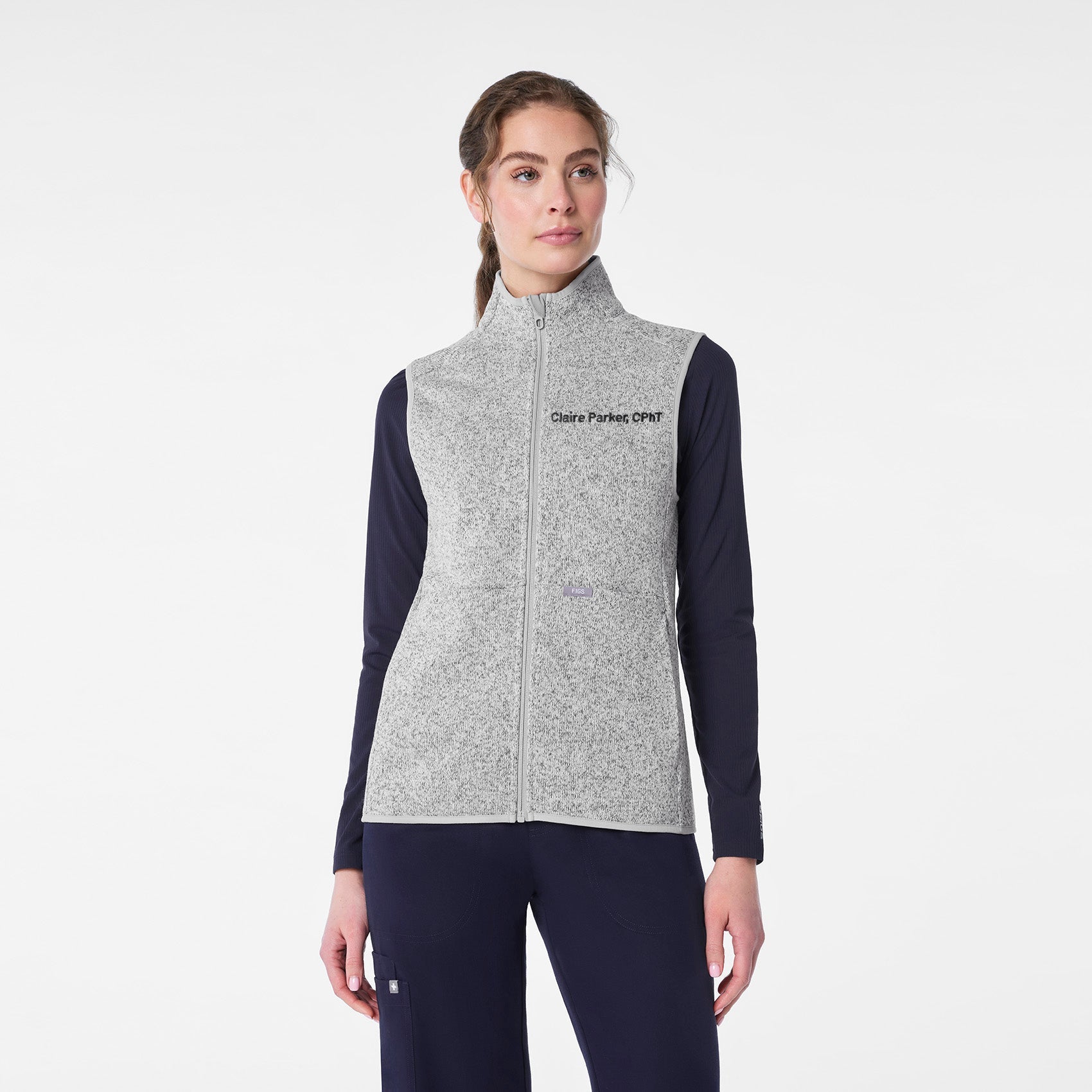 On-Shift Sweater-Knit Vest™ - Heather Light Grey