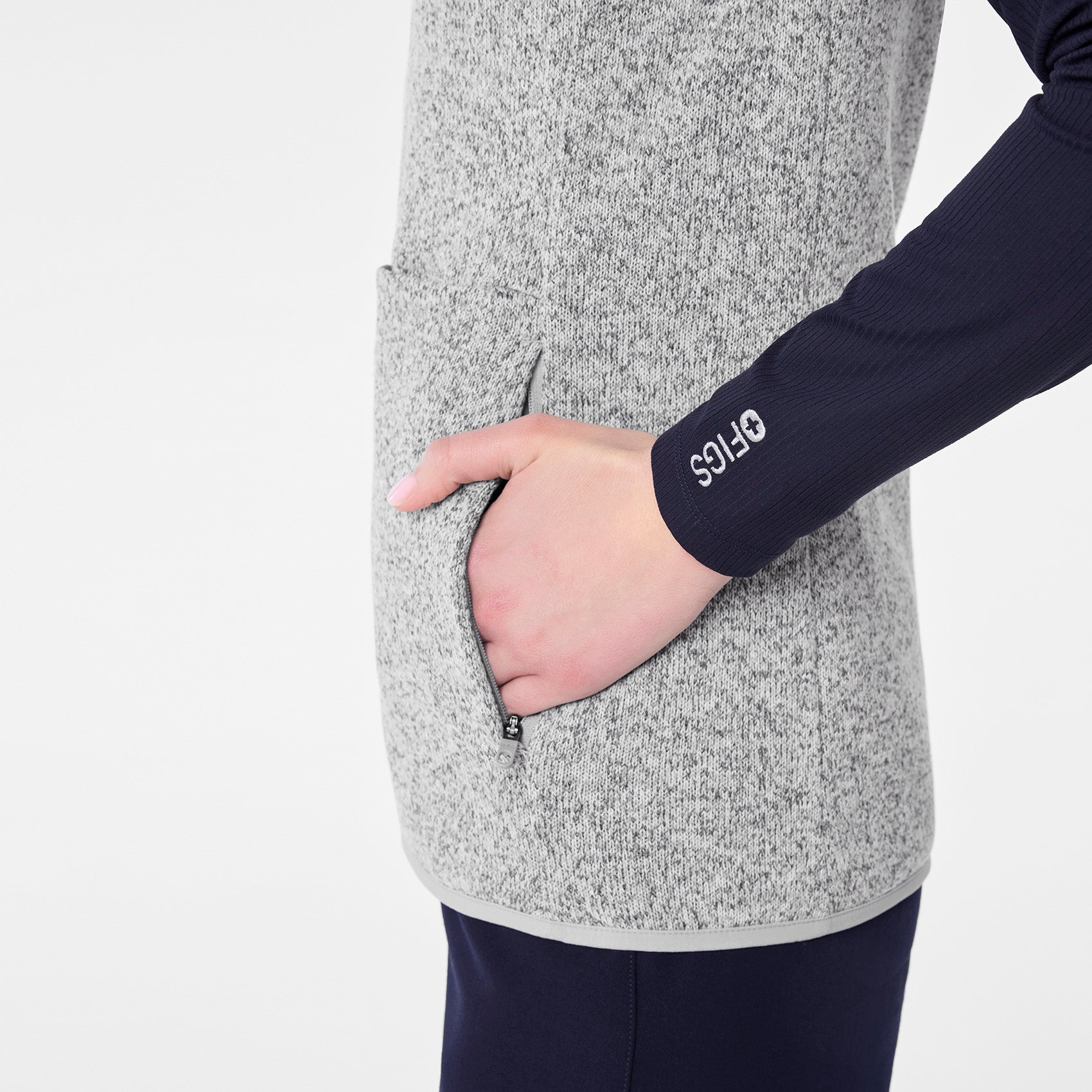 On-Shift Sweater-Knit Vest™ - Heather Light Grey