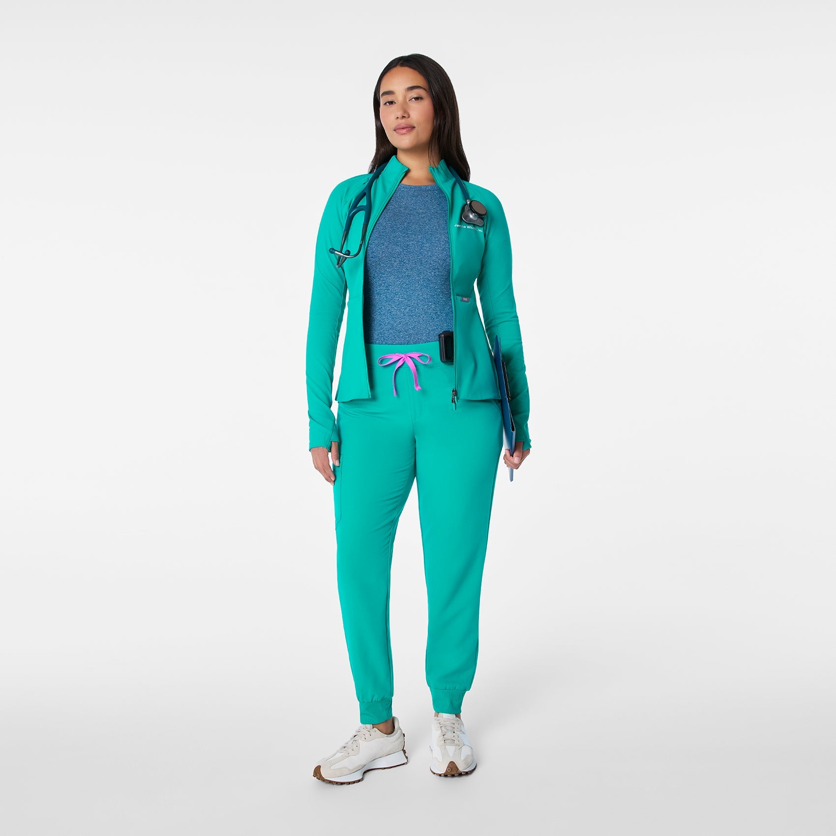 ContourKnit Scrub Jacket™ - Lagoon