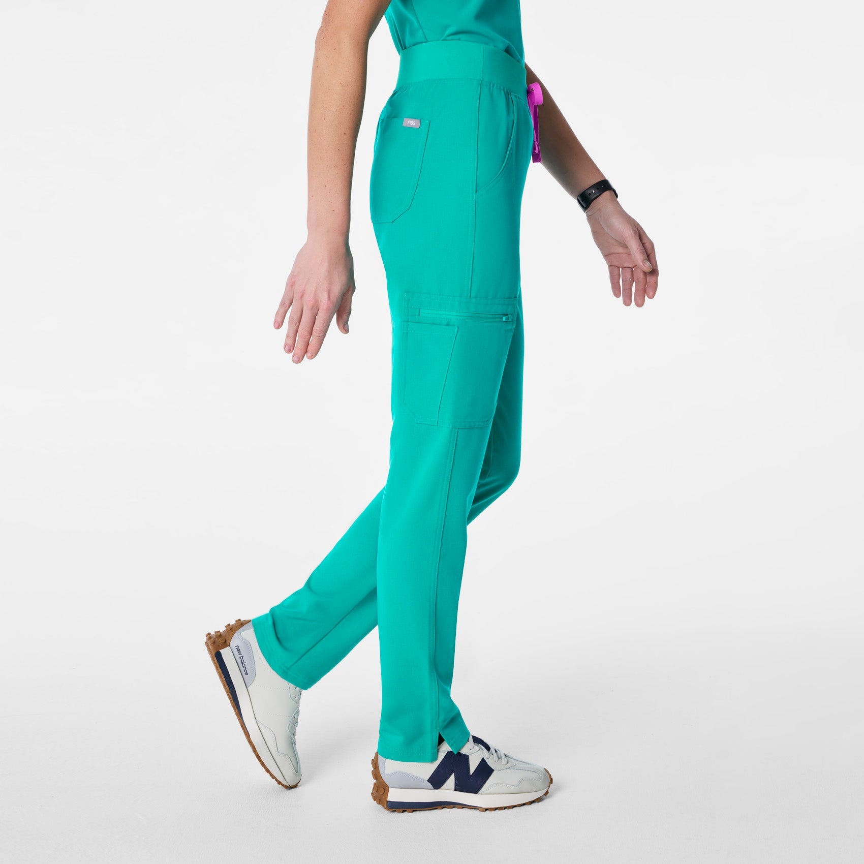 Yola High-Rise Slim Scrub Pant™ - Lagoon