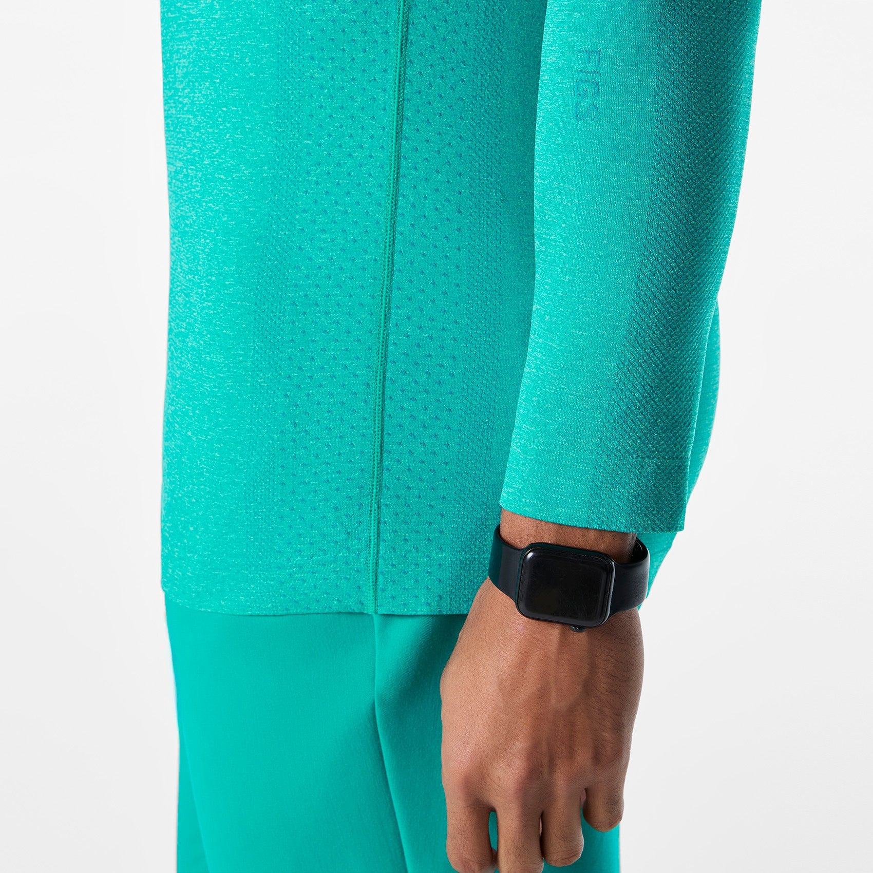 Makato Seamless Long-Sleeve Underscrub - Lagoon