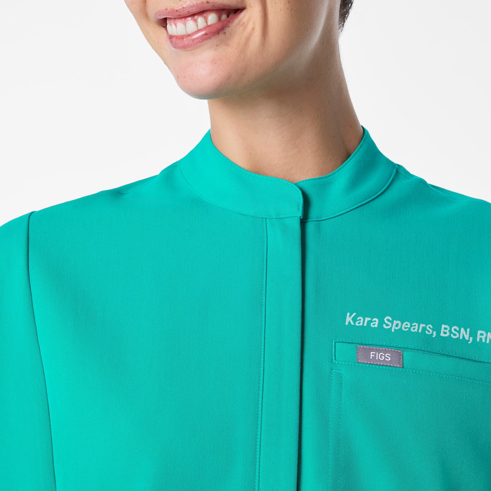 Montex Relaxed Scrub Top - Lagoon