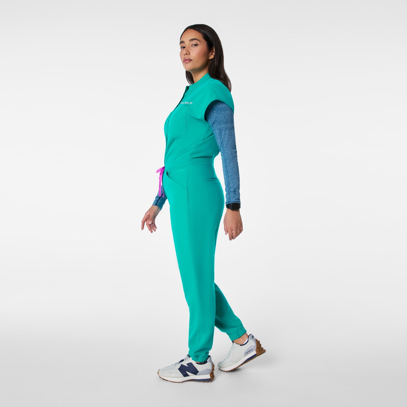 Rafaela Jogger ScrubJumpsuit™ - Lagoon