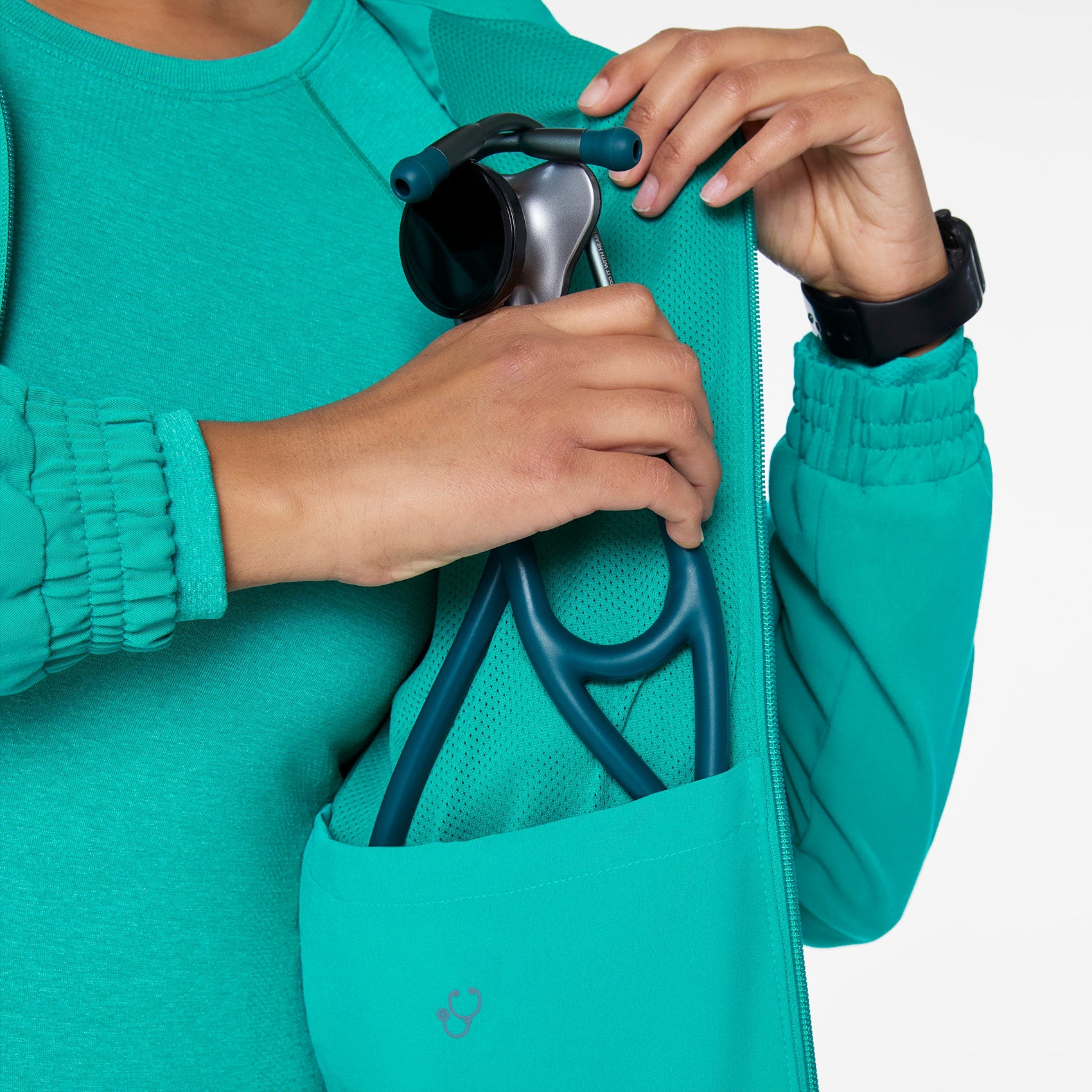 Sydney Scrub Jacket - Lagoon