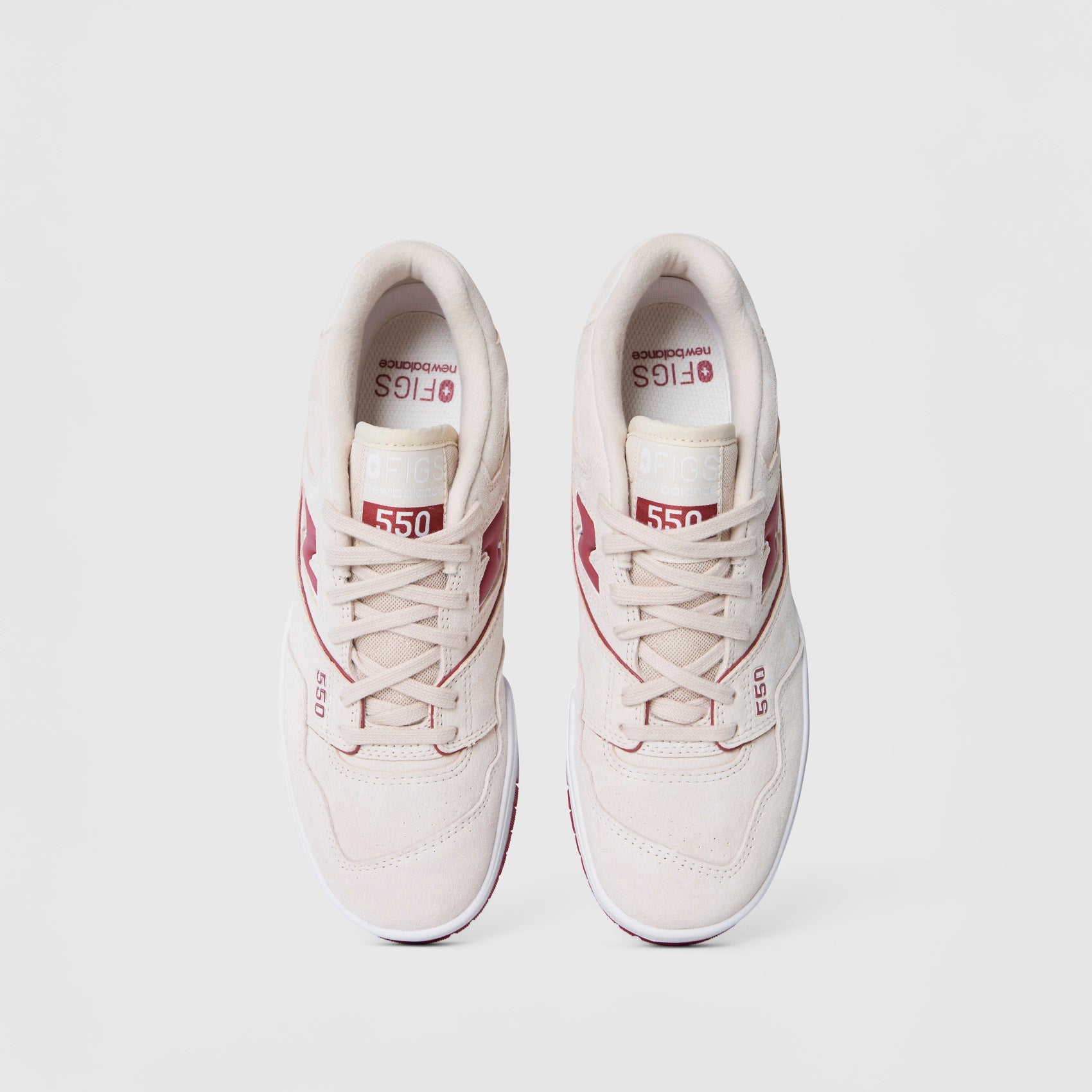 FIGS | New Balance 550 - Cream/Mauve