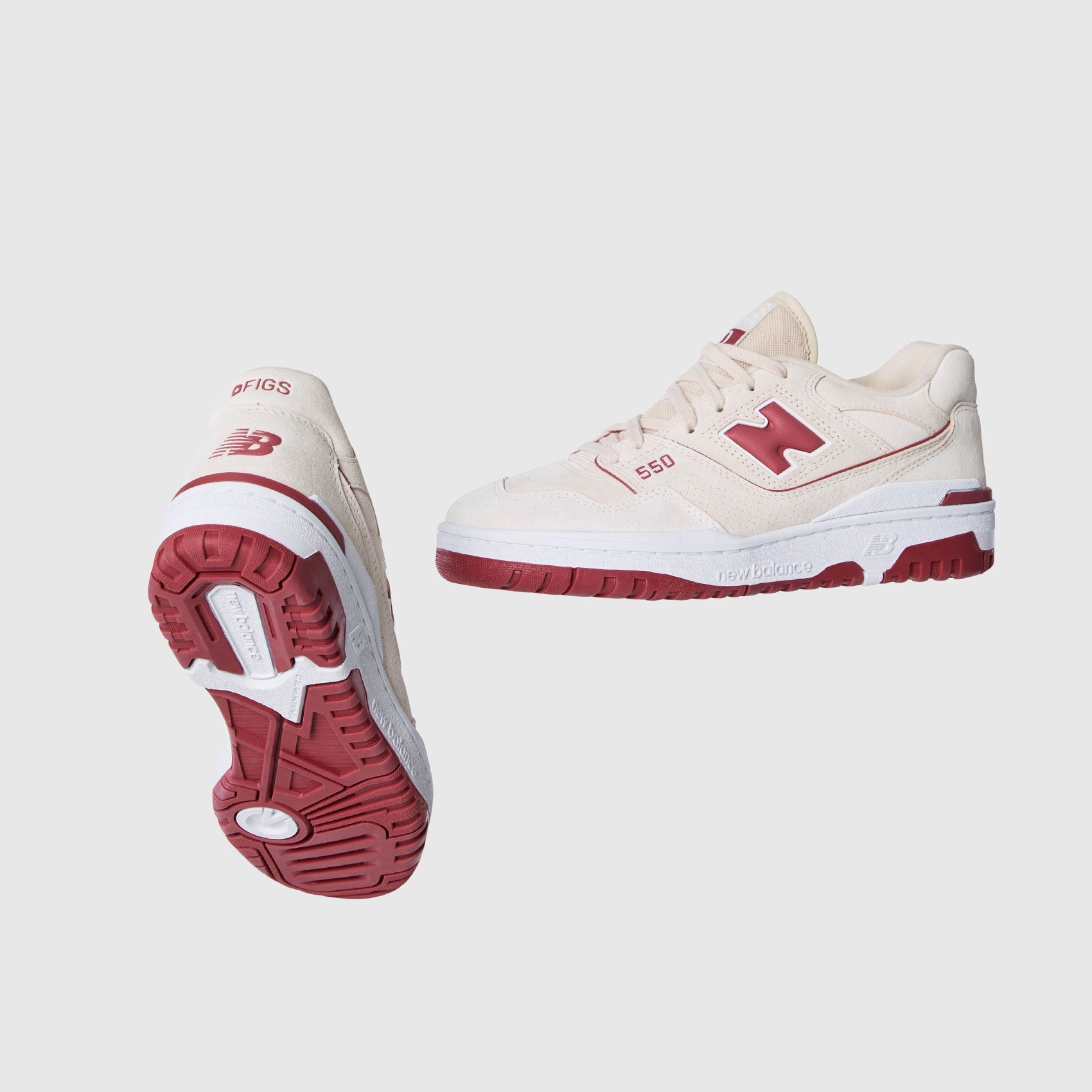 FIGS | New Balance 550 - Cream/Mauve