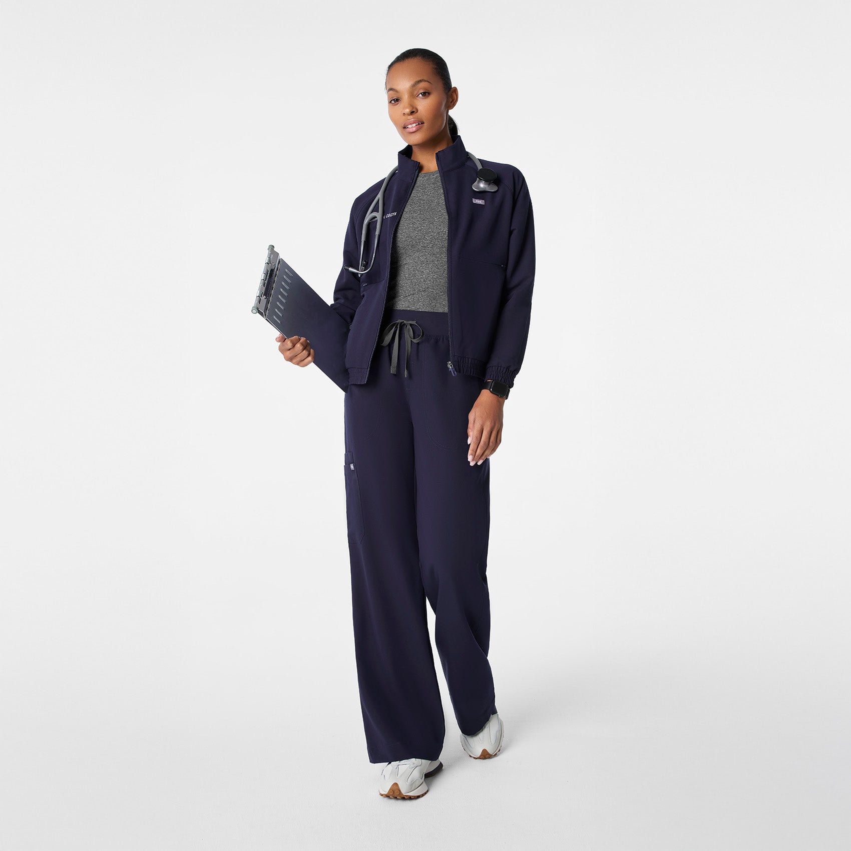 Sydney Scrub Jacket - Navy