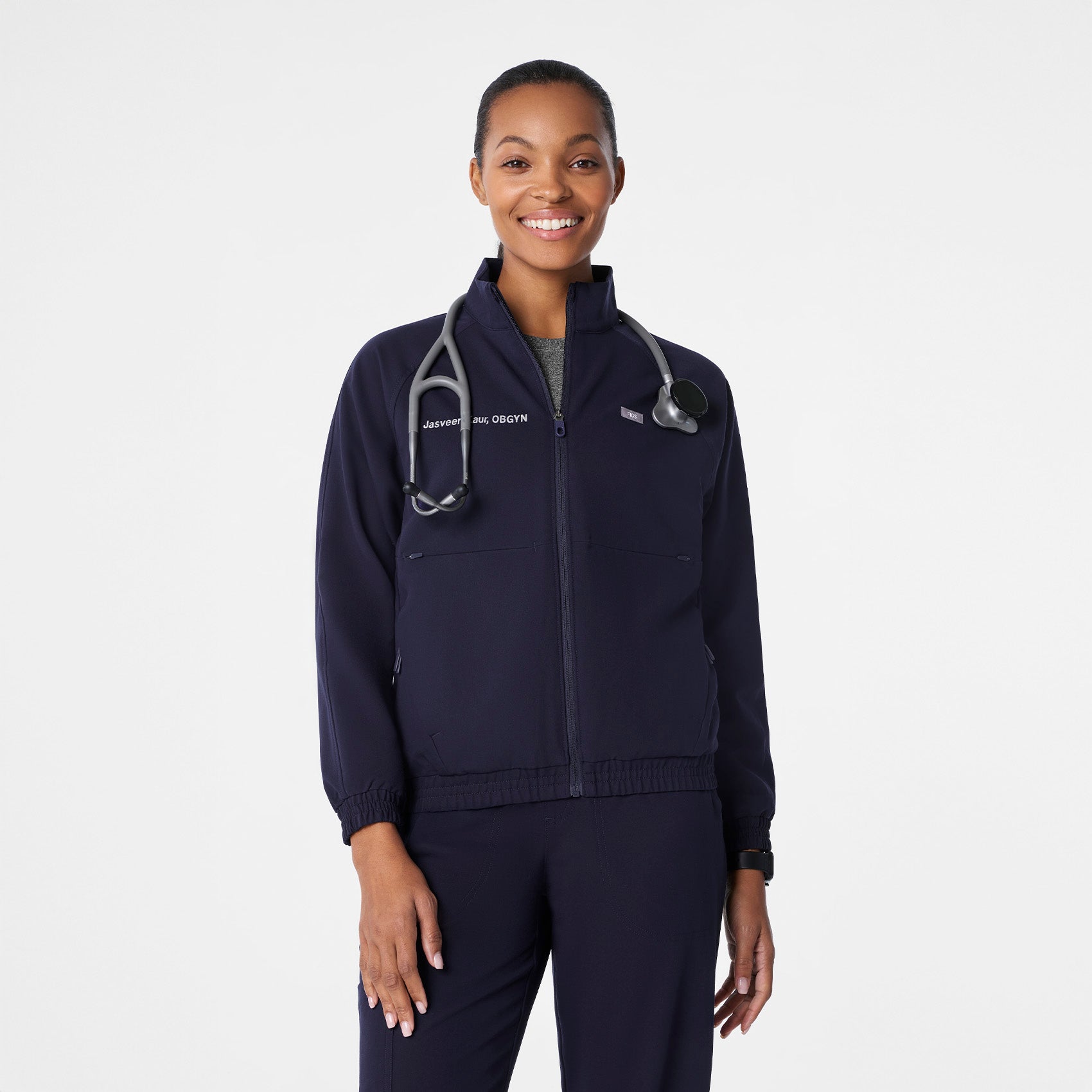 Sydney Scrub Jacket - Navy