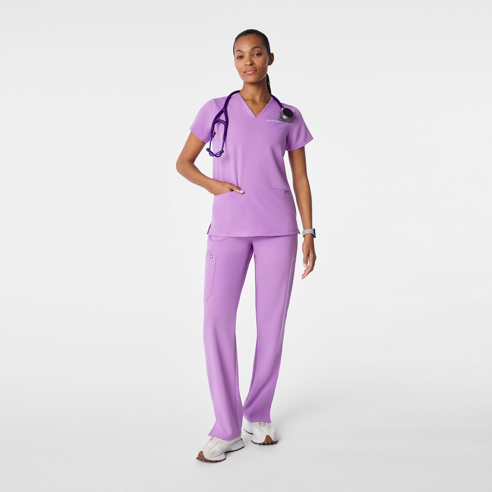 Casma Scrub Top™ - Wild Iris