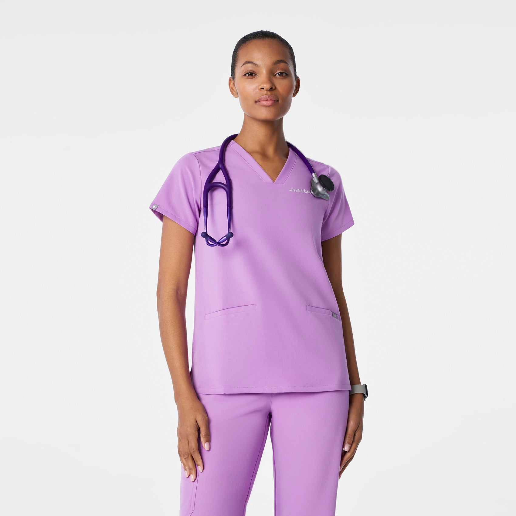 Casma Scrub Top™ - Wild Iris