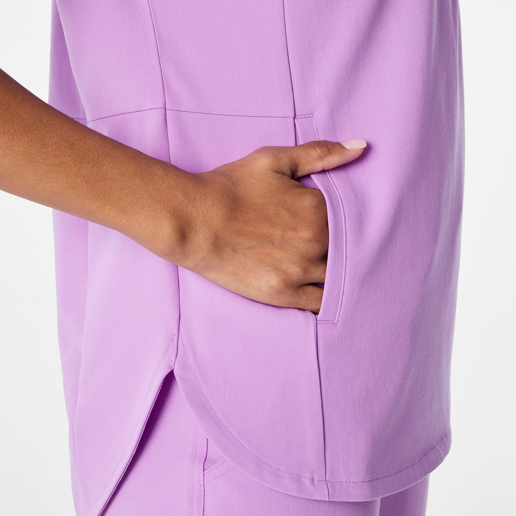 Montex Relaxed Scrub Top - Wild Iris