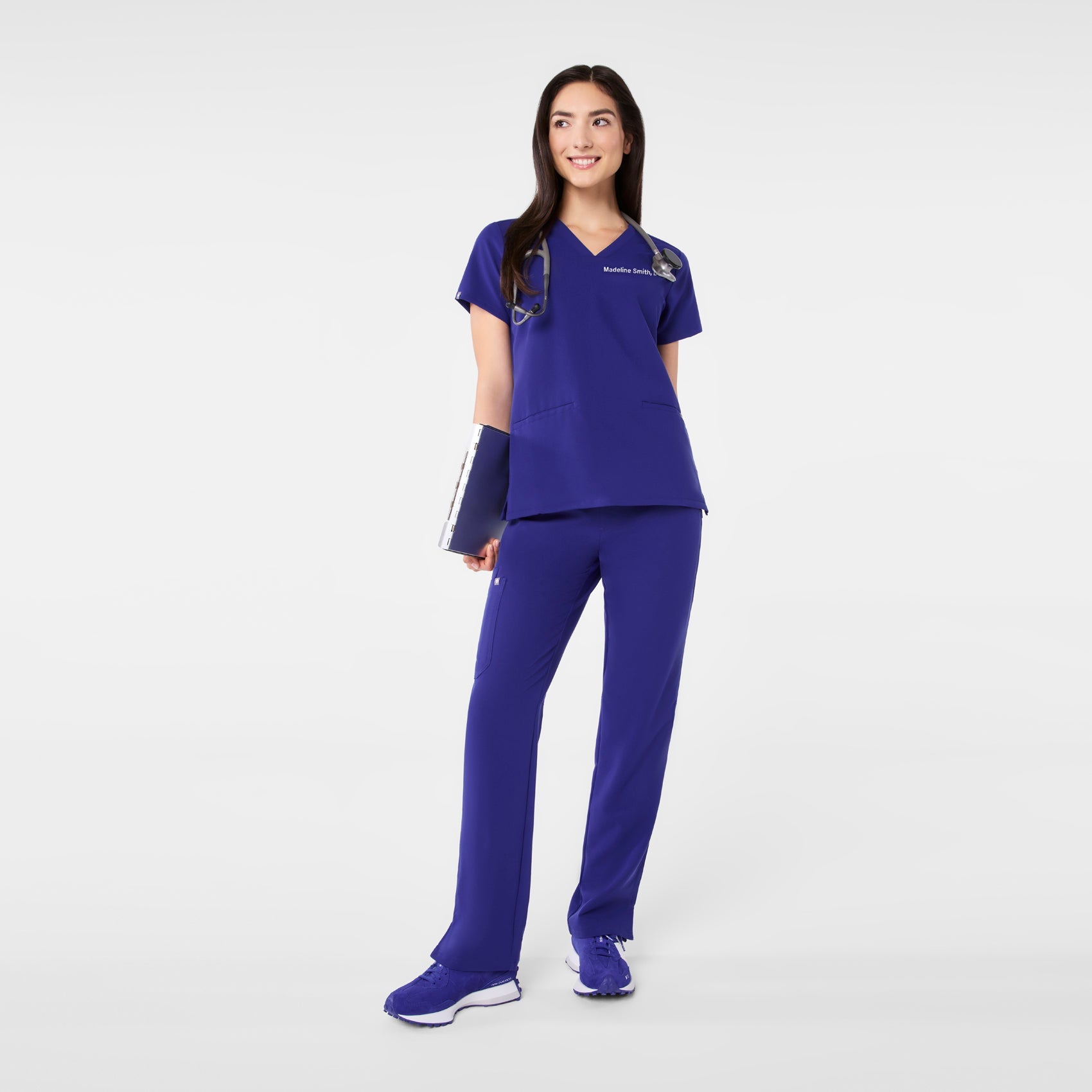 Casma Scrub Top™ - Deep Royal Blue
