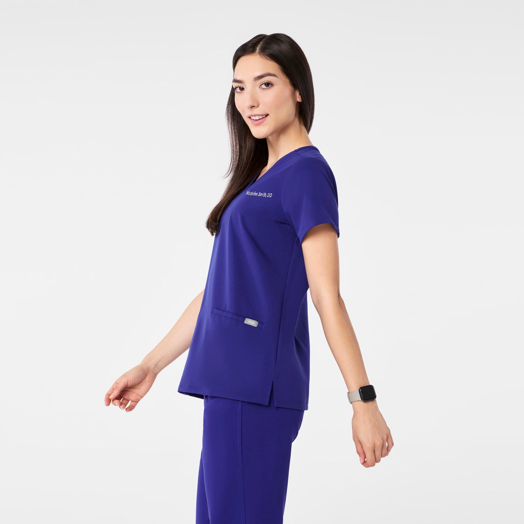 Casma Scrub Top™ - Deep Royal Blue
