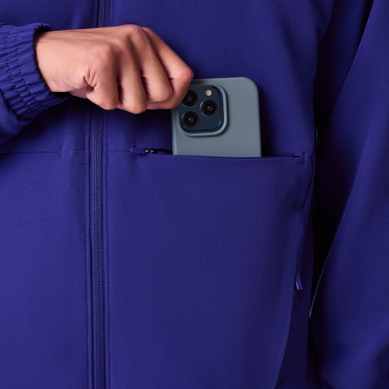 Cobaki Scrub Jacket - Deep Royal Blue