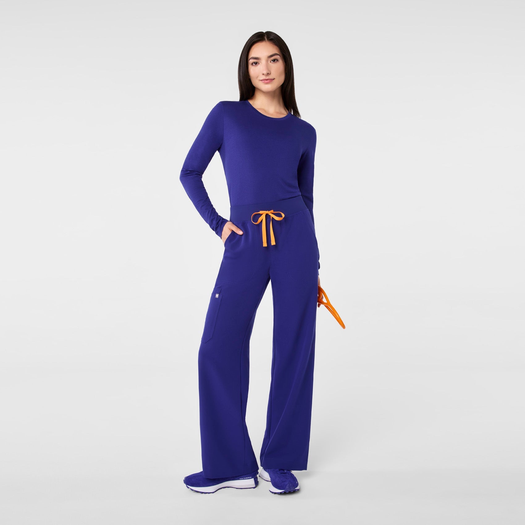 Supersoft Long-Sleeve Underscrub - Deep Royal Blue