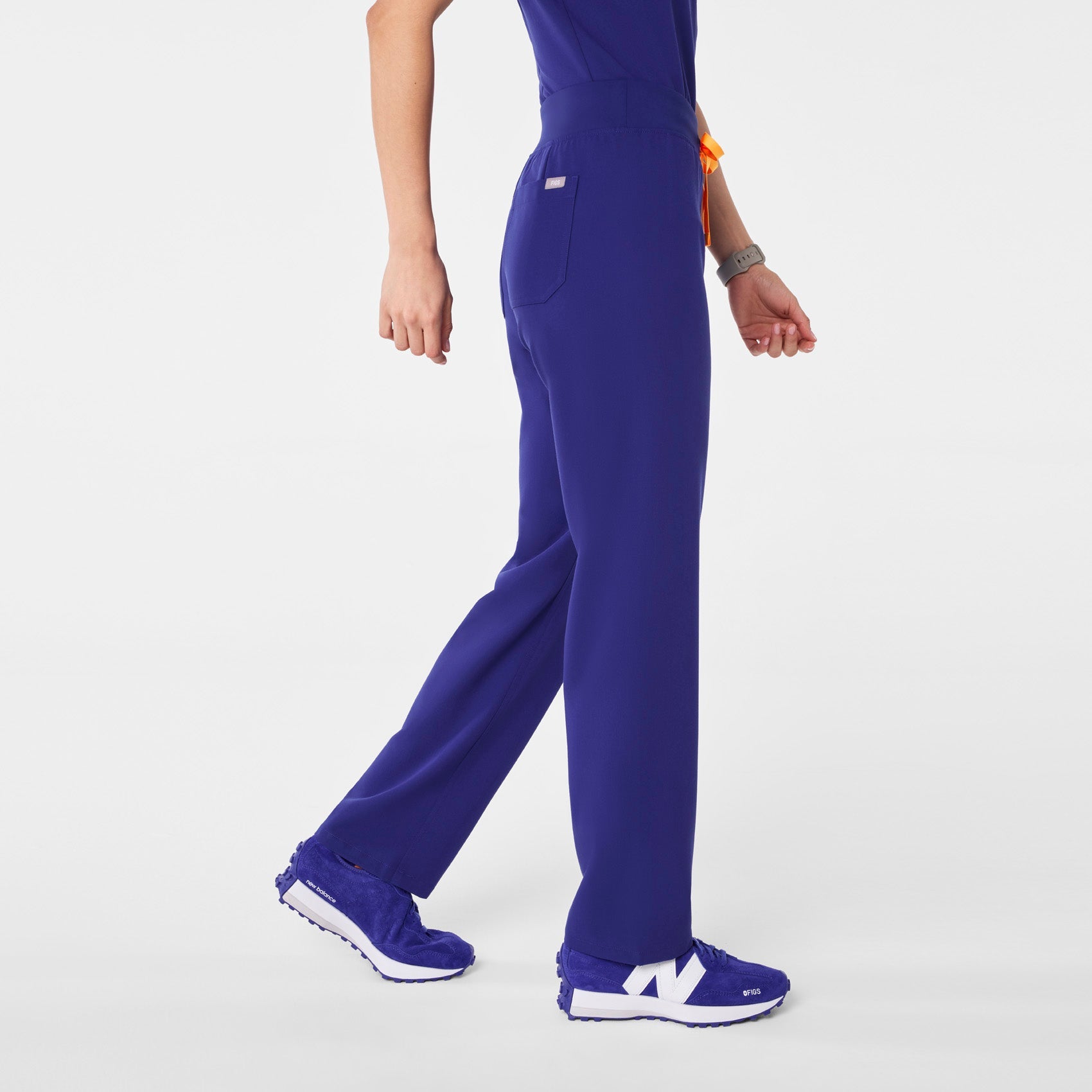 Livingston High-Rise Straight-Leg Scrub Pant™ - Deep Royal Blue