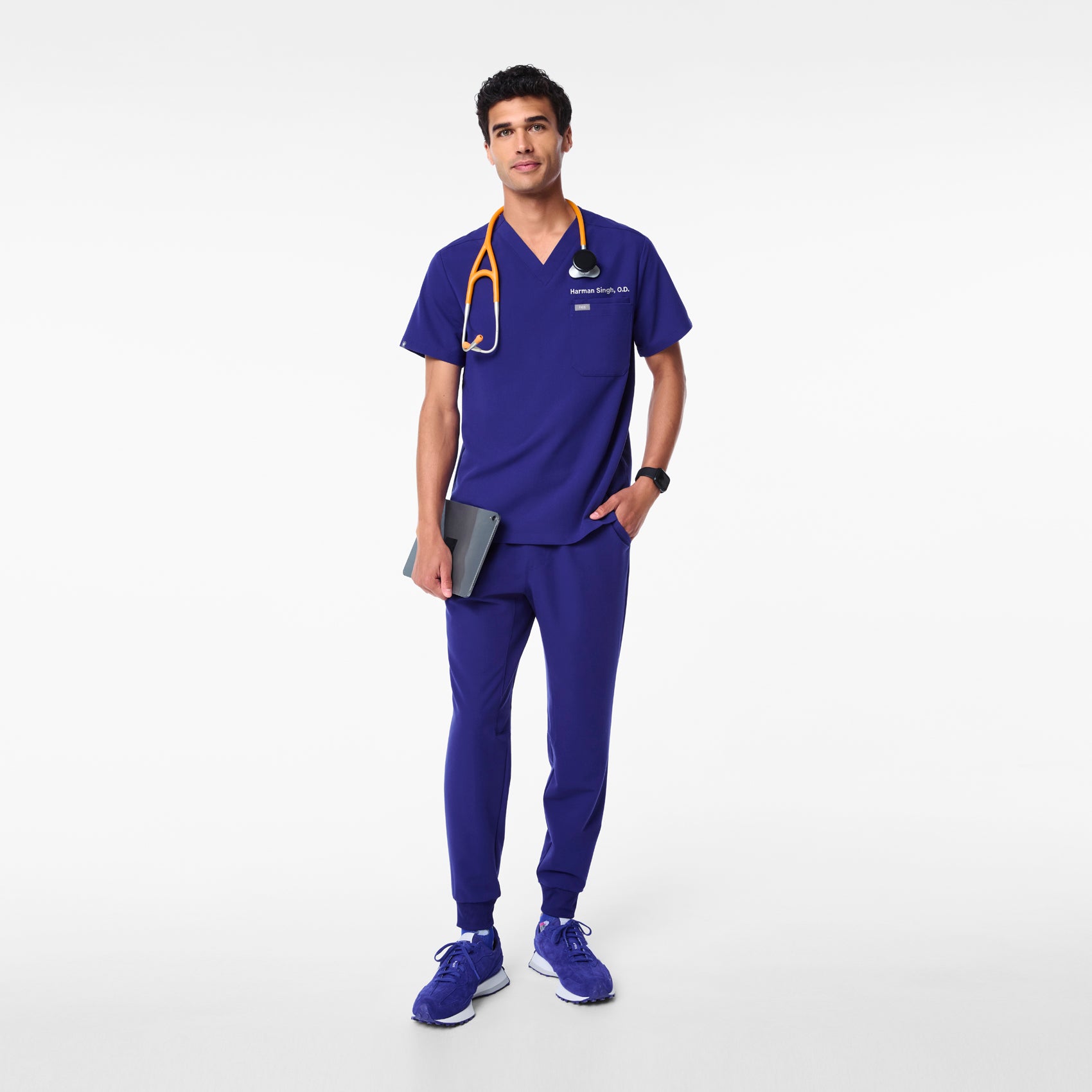 Leon Scrub Top™ - Deep Royal Blue