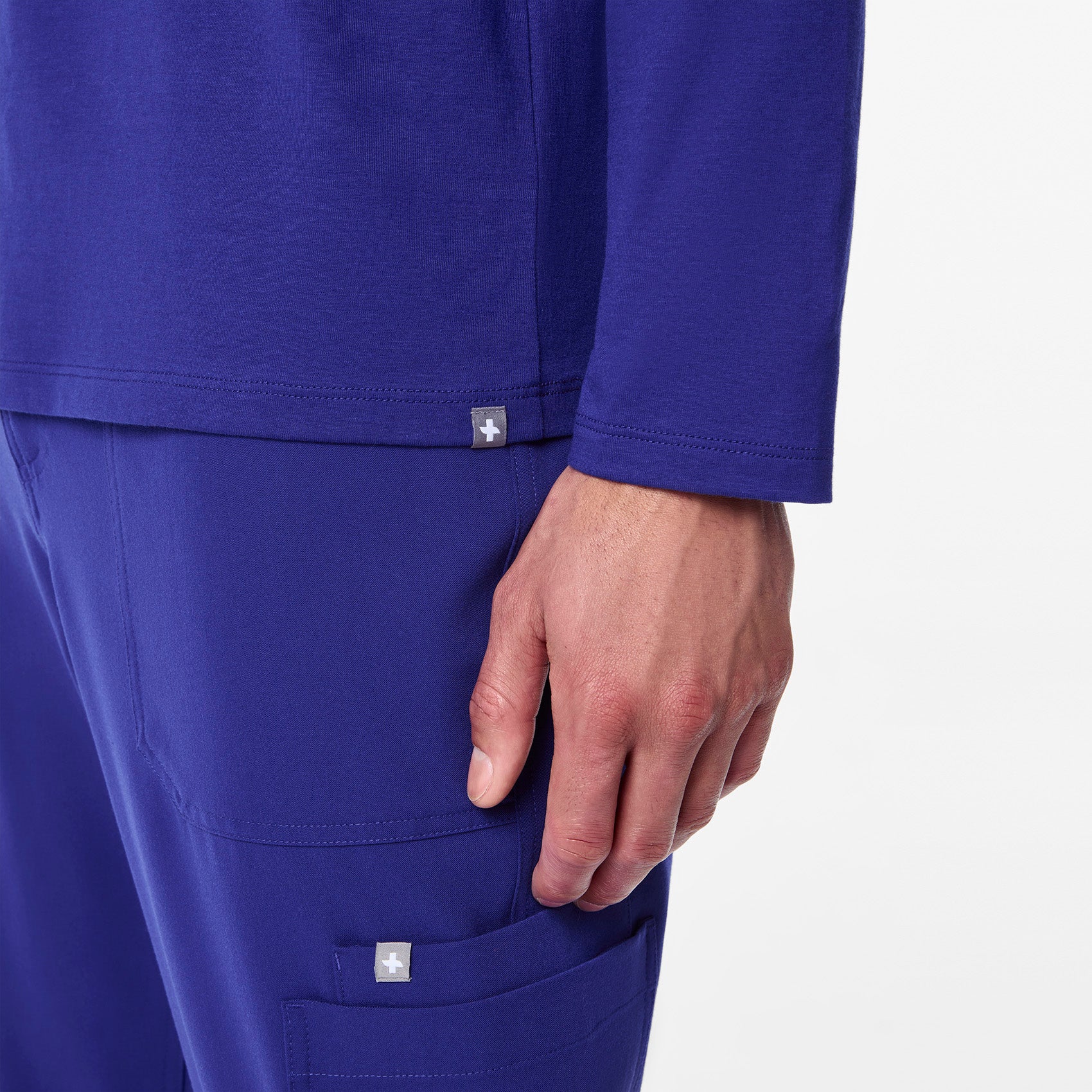 Supersoft Long-Sleeve Underscrub - Deep Royal Blue