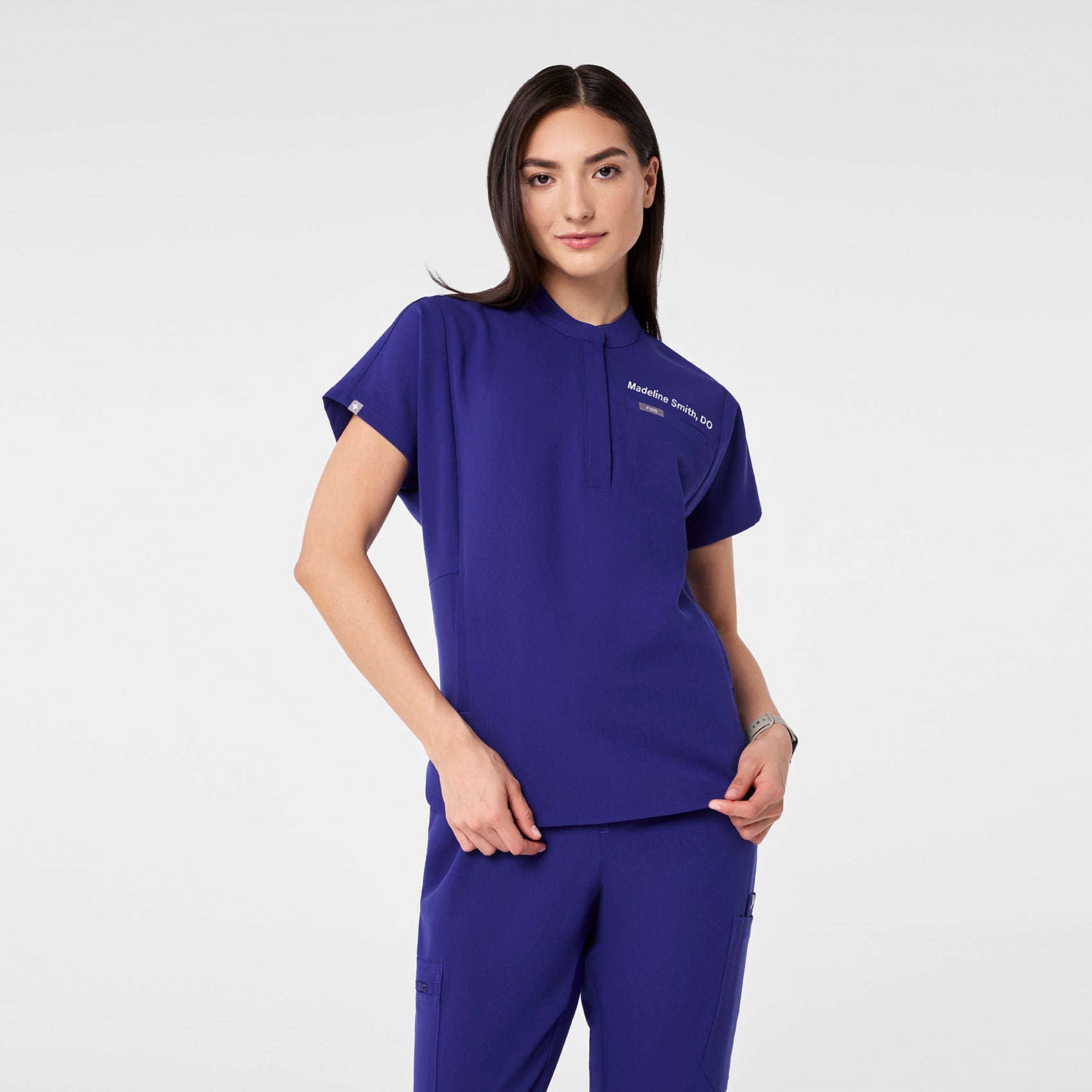 Montex Relaxed Scrub Top - Deep Royal Blue