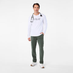 My First Name is Doctor Long-Sleeve Underscrub - Optic White