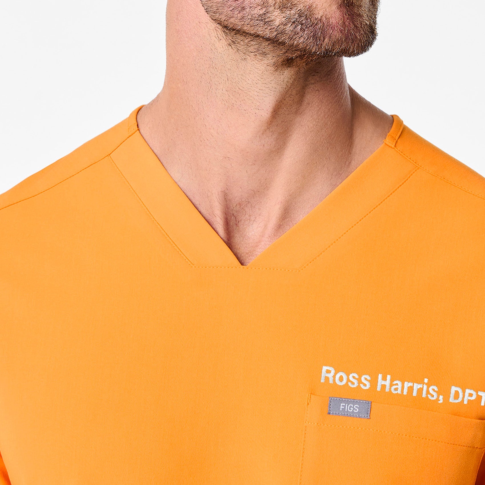 Chisec Scrub Top™ - Creamsicle