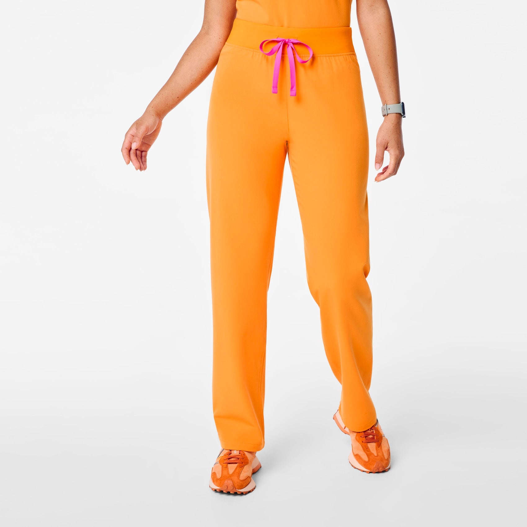 Livingston High-Rise Straight-Leg Scrub Pant™ - Creamsicle