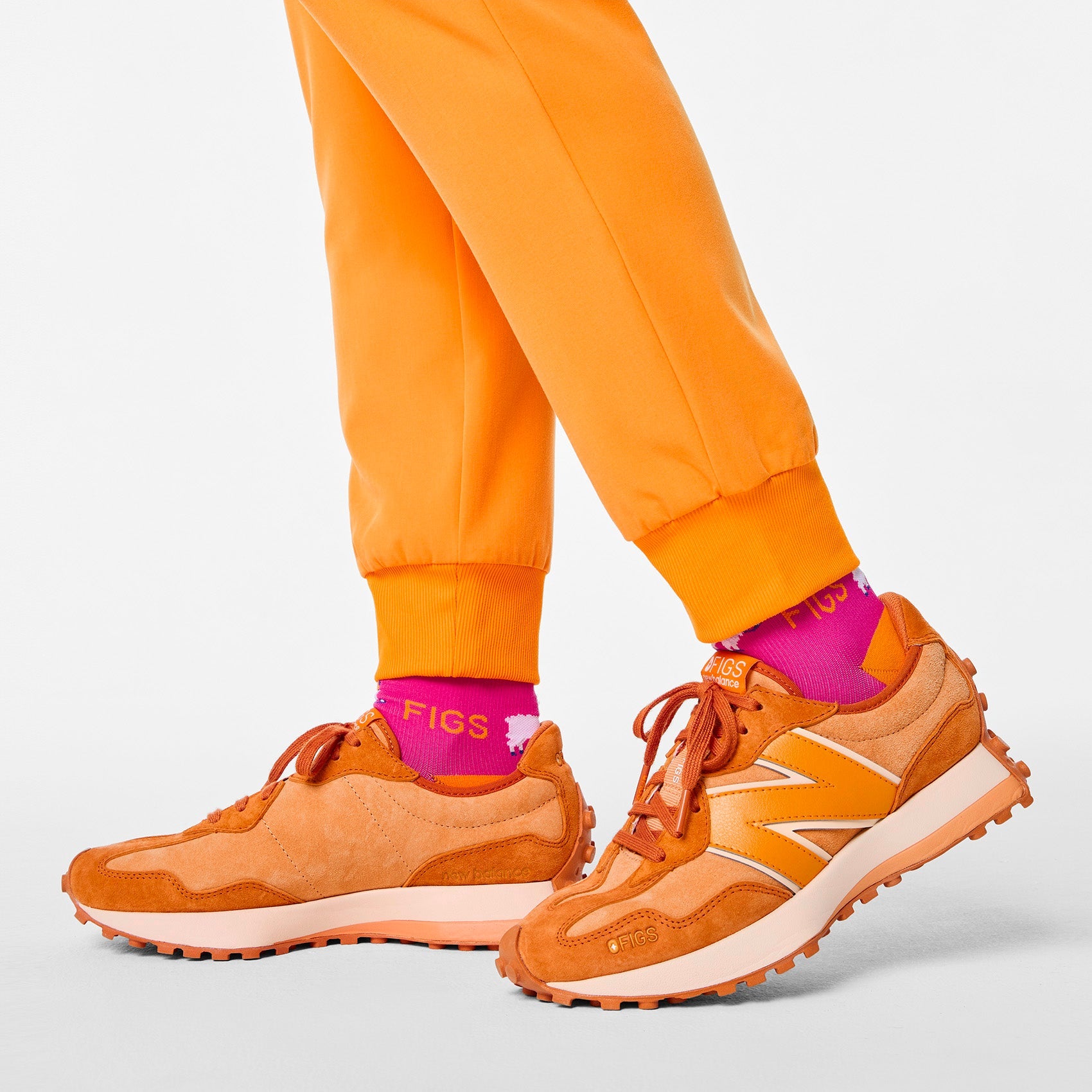 FIGS | New Balance 327 - Creamsicle