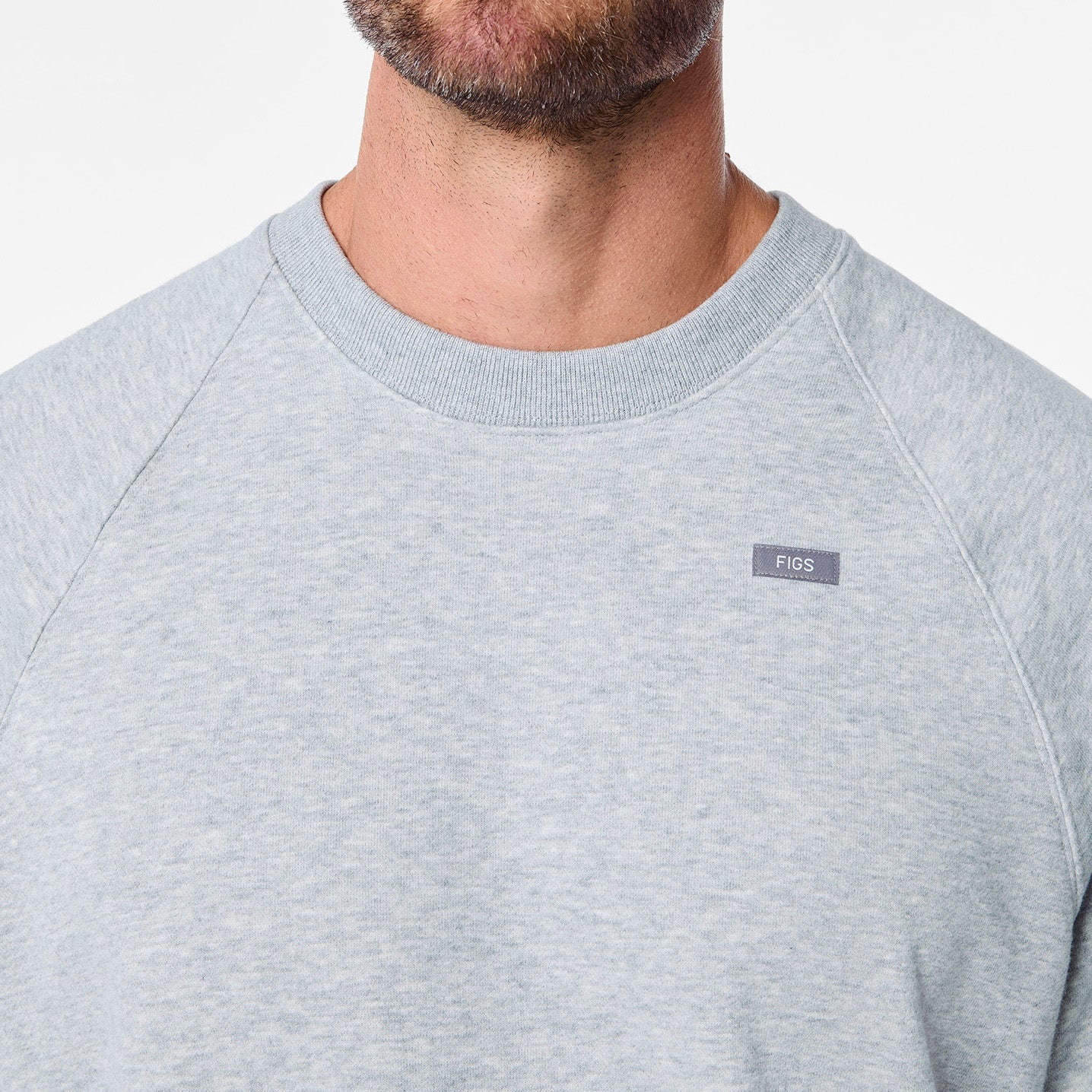 Elliot Short-Sleeve Sweatshirt - Heather Grey