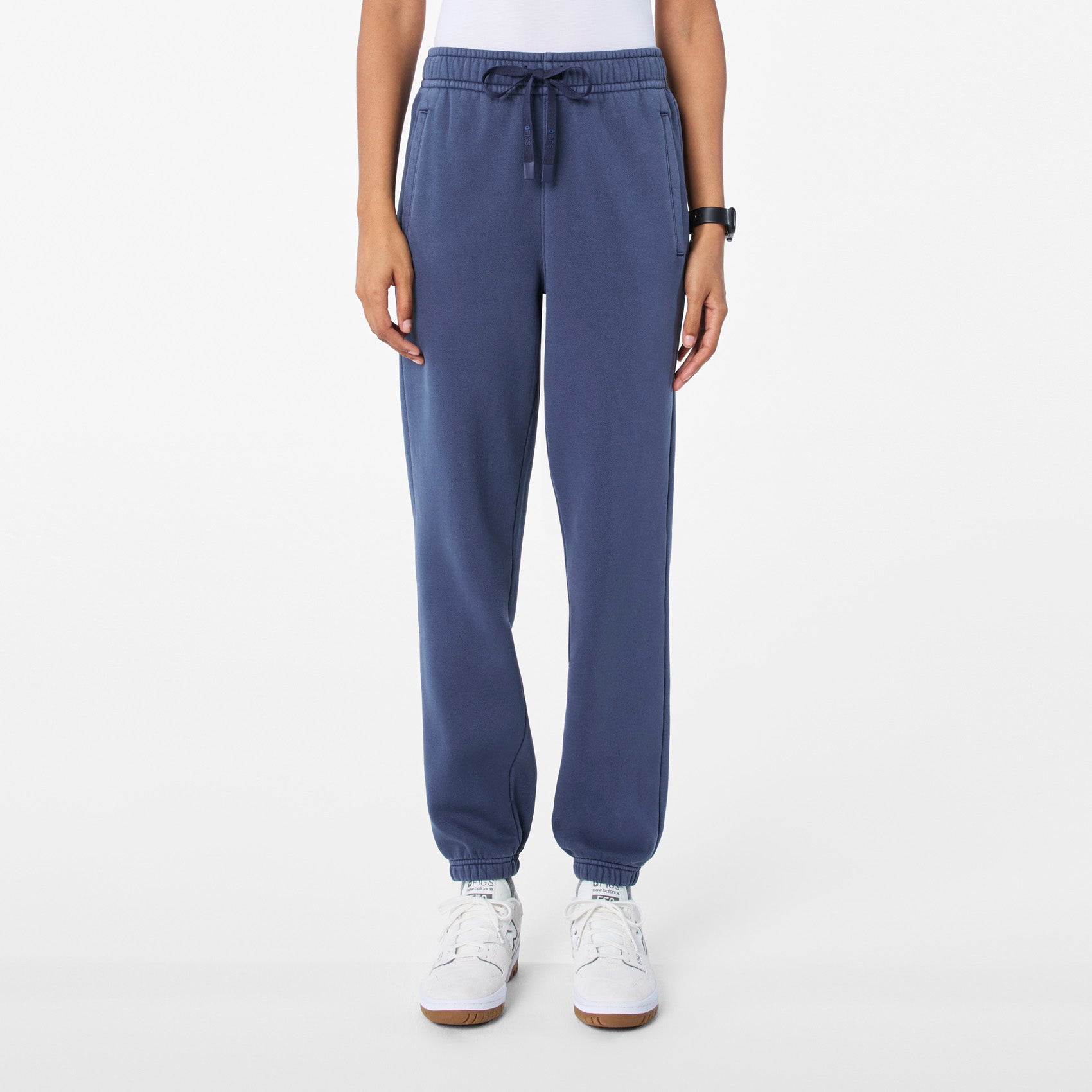 Hayden Vintage Wash Jogger Sweatpants - Quiet Navy