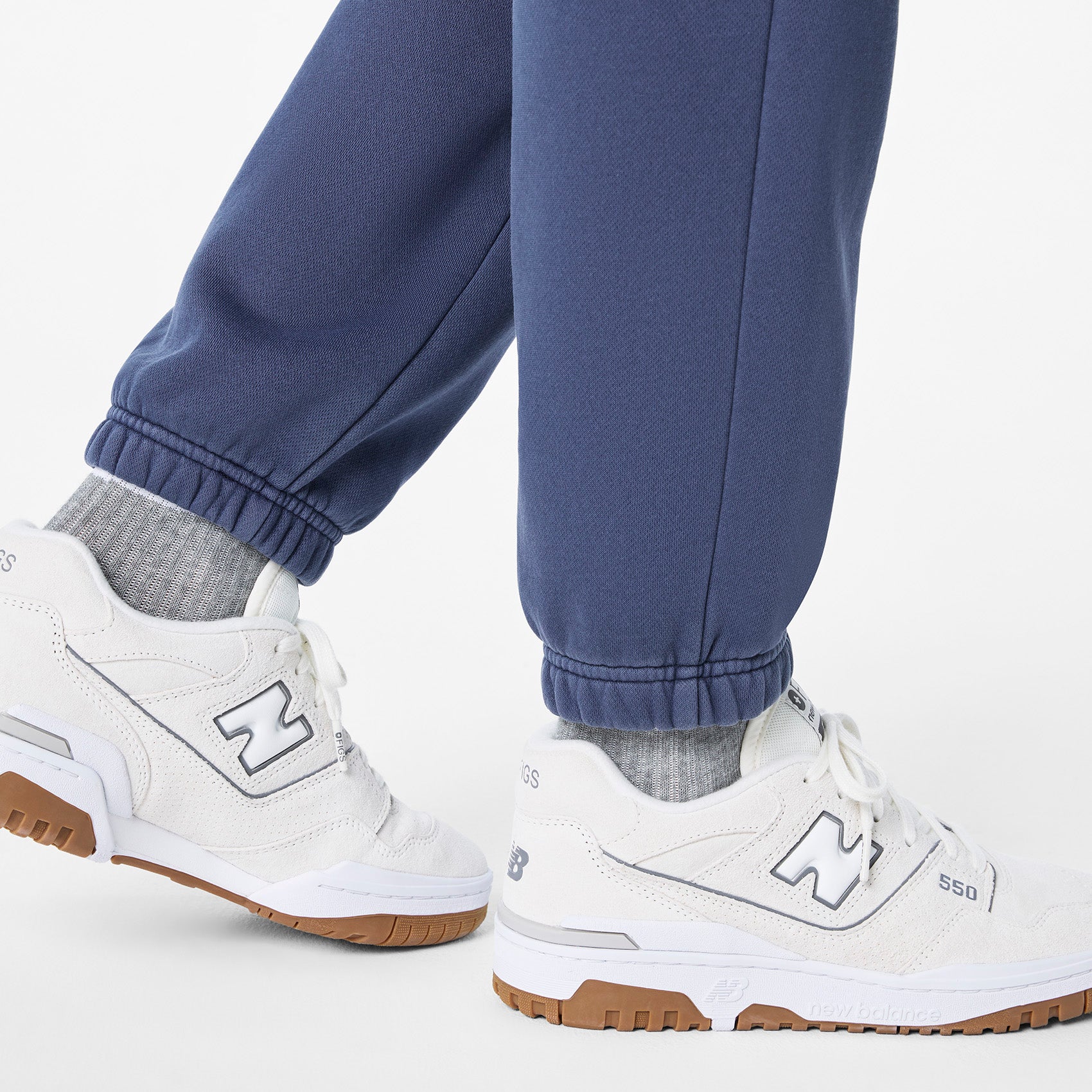 Hayden Vintage Wash Jogger Sweatpants - Quiet Navy