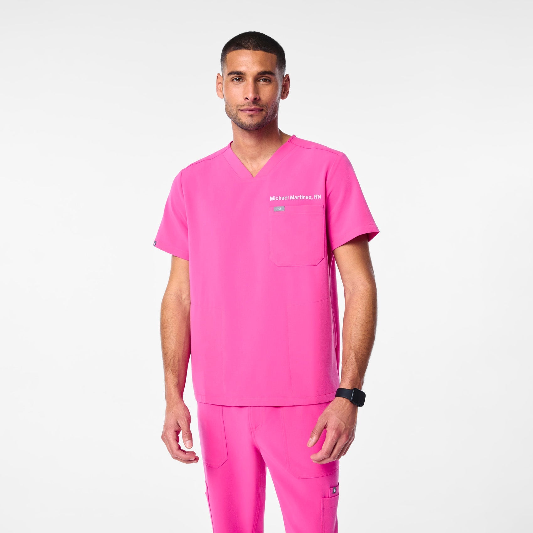 Chisec Scrub Top™ - Rapid Response Pink