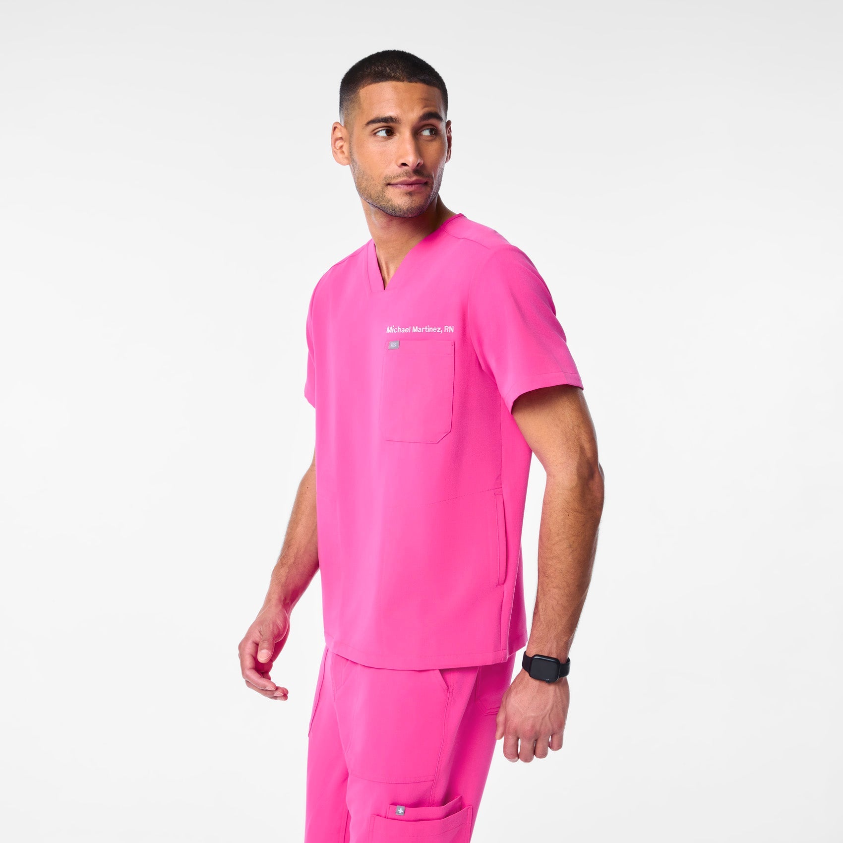 Chisec Scrub Top™ - Rapid Response Pink